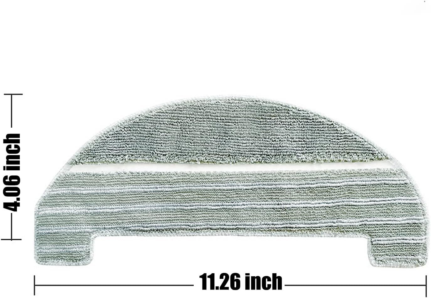 5Pcs Mopping Cloths Pads or iHome AutoVac Nova, Halo Sel Empty Robot Vacuum Replacement Accessory Parts - Image 2