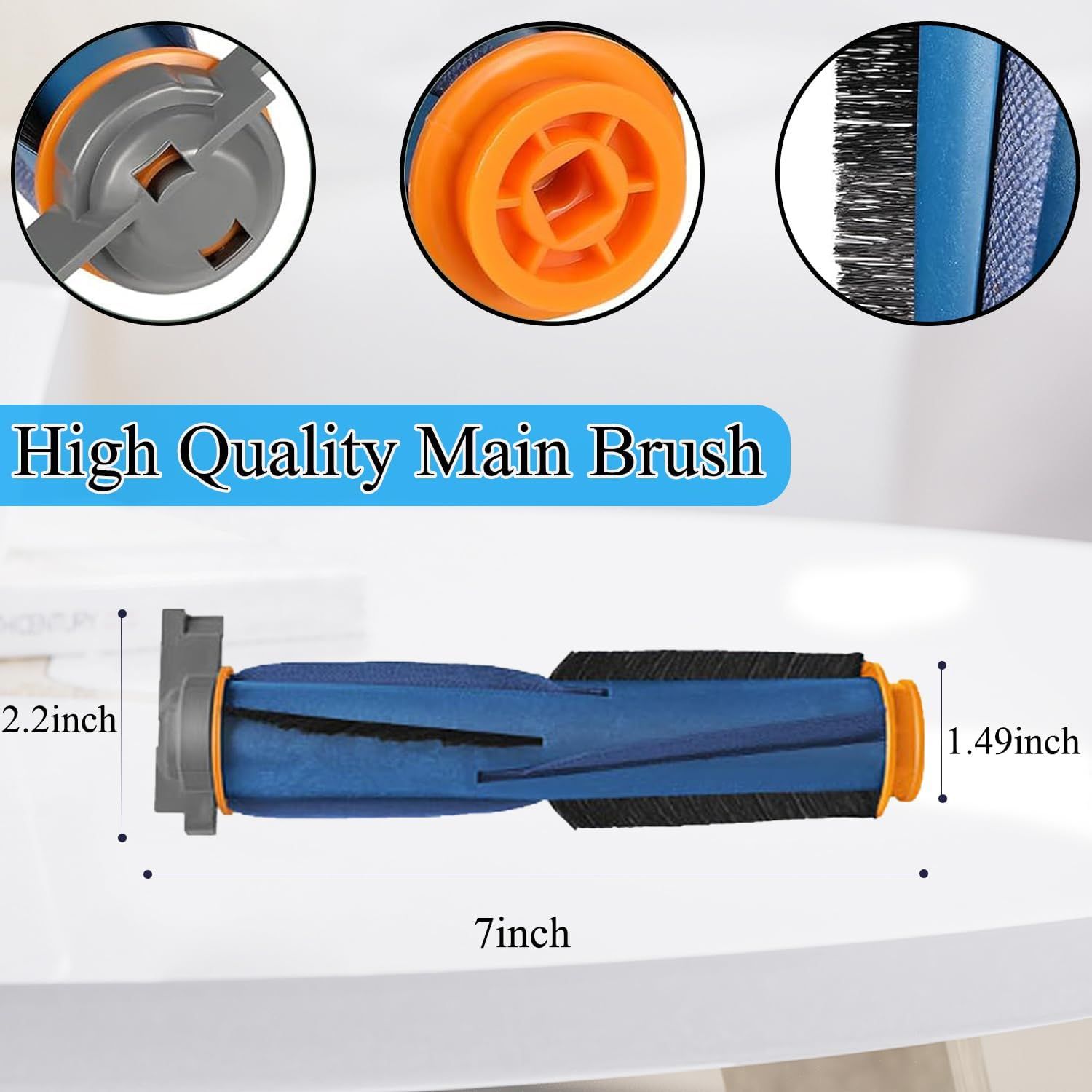 RV2310AE Replacement Parts or Shark RV2310AE Matrix Robot Vacuum Cleaner Accessories Kit, 1 Main Brush, 6 Side Brushes, 2 ilters, 2 Sets oam ilters, 1 Cleaning Brush - Image 2