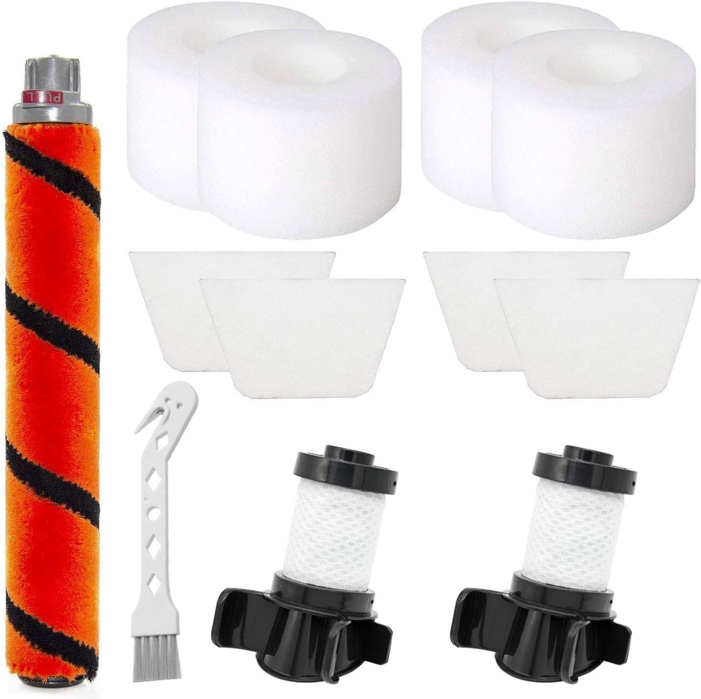 2 Vacuum ilters + 4 oam elt ilters + 1 Brush Compatible with Shark IONlex DuoClean I100 X30 X40 60 80 I200 I201 I202 I205 I251 I252 I281 I282 I285 U280 IC205, XPREM100 XPSTM100 - Image 1