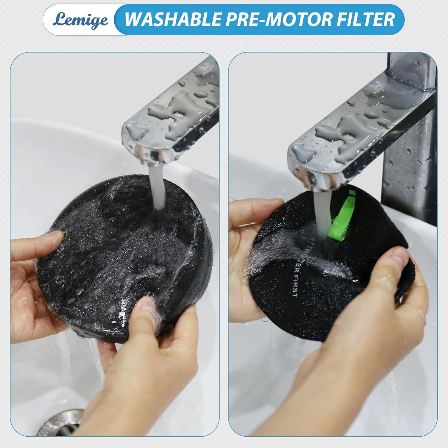 39883 3418 3402 3774 ilter or Bissell Pet Hair Eraser 39883 3774 3774 3774G 3775 SuraceSense Pet 3418 3415 MultiClean Rewind 3402 3409 PowerLite 3404 Vacuum Cleaners, 1635630&1635629 - Image 6