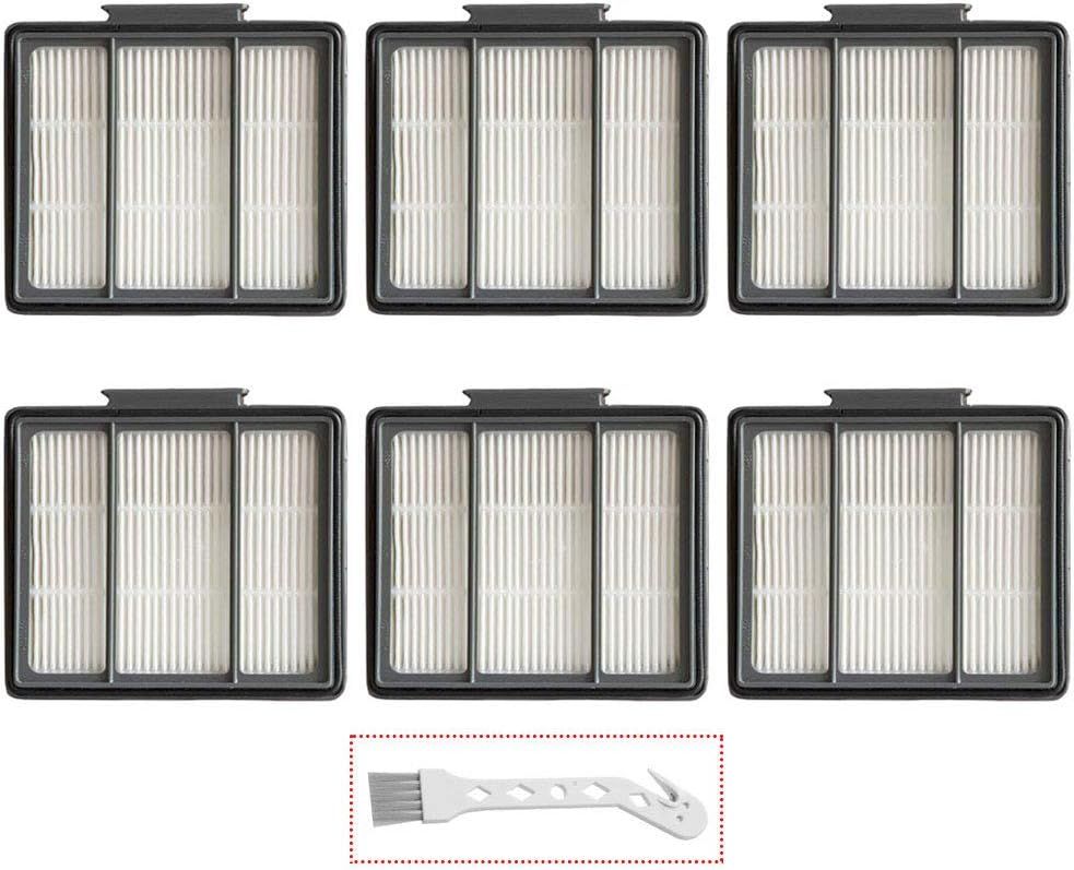 6 Pack Replacement ilter or Shark ION Robot R85 RV850 RV850BRN RV850WV R851WV RV700_N RV720_N R87 R76 RV871 AV751 AV752 AV753 IQ Robot RV1001 RV100AE AV970 AV992 AV993 AV1002AE AV1010AE - Image 1