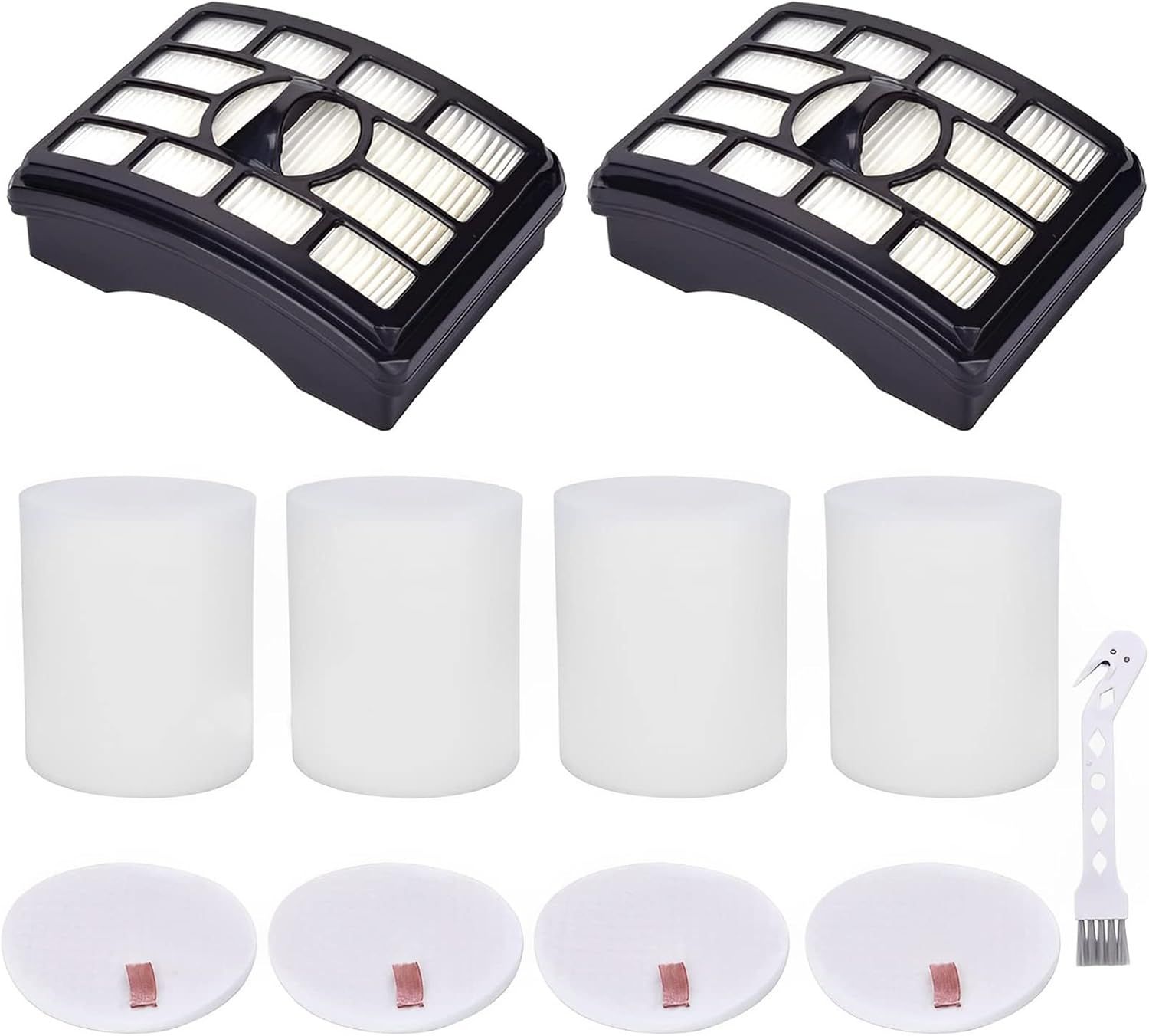 ilter Replacement or Shark Rotator Pro Lit-Away NV500, NV501, NV502, NV505, NV552, NV642, UV560, ZU780, ZU782, ZU785. Compare to Part # X500 Xh500, 2 + 4 oam & elt ilters - Image 1