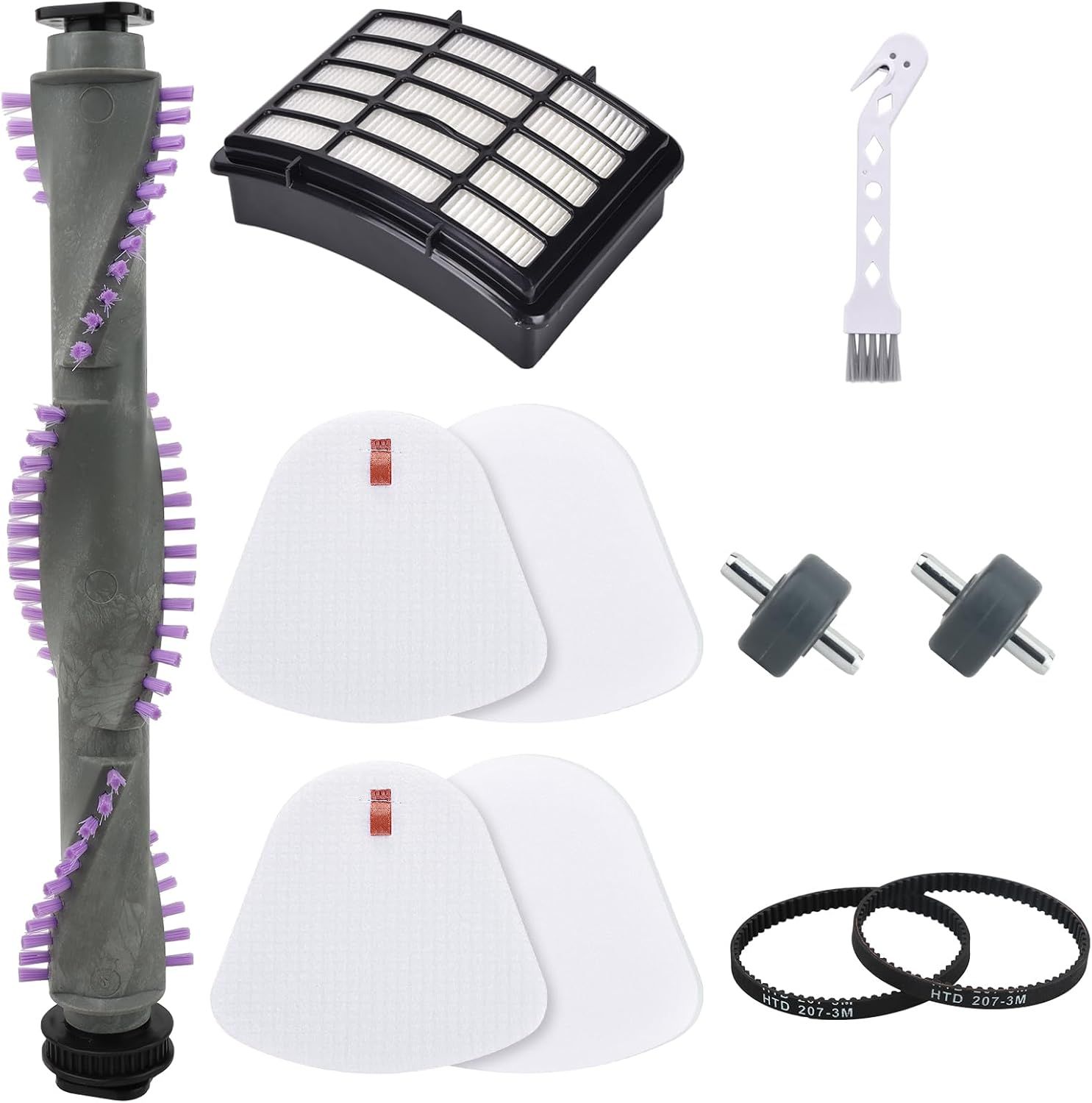 Brush Roll ilter Replacement or Shark Navigator Lit Away NV350 NV351 NV352 NV356E S2 NV360 NV355 NV356 NV357 NV358 Vacuum Cleaner, with Belt and Wheels - Image 1