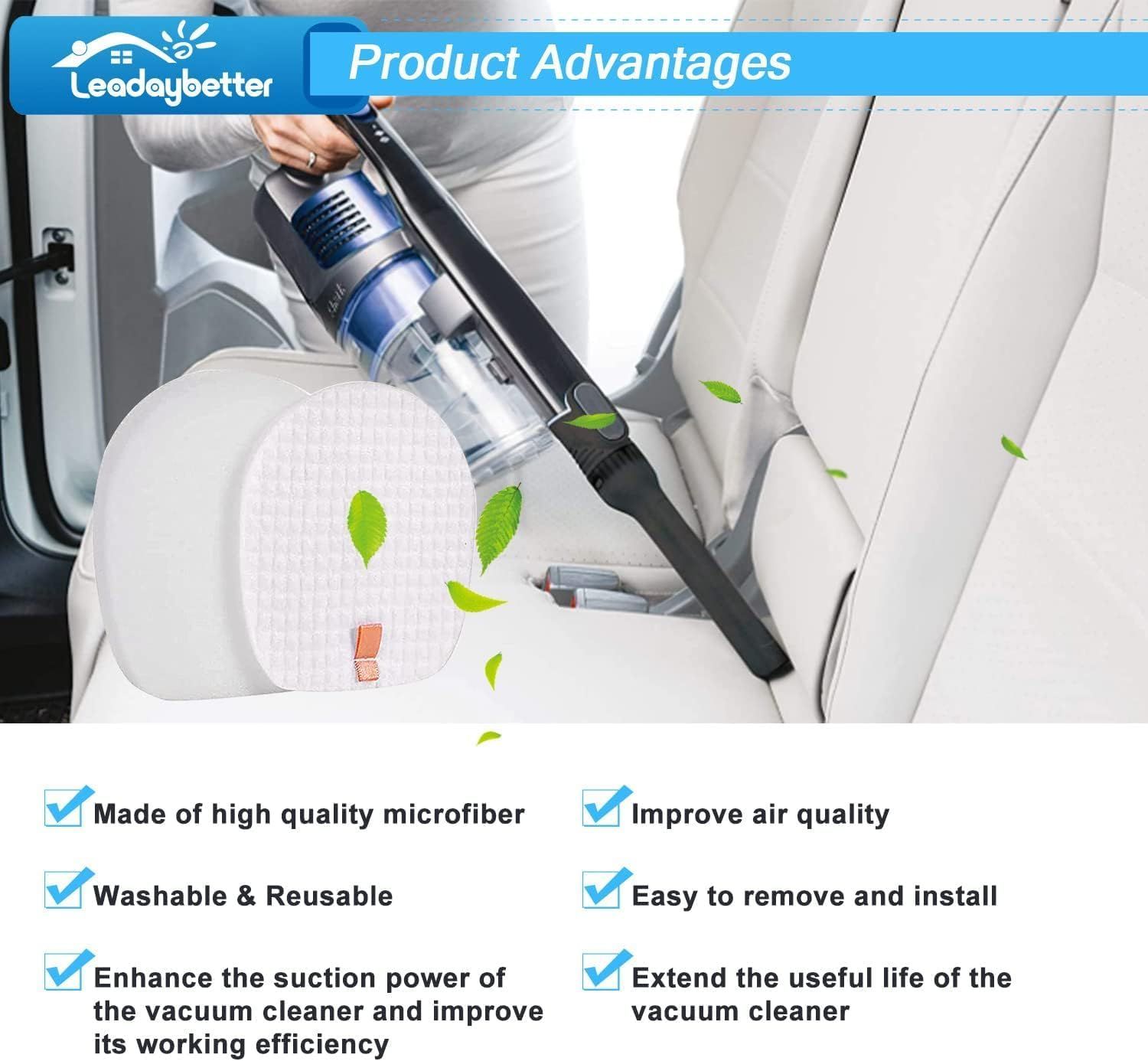 6 Pack ilter Replacement or Shark Rocket Pet Pro IX140 IX141 IX142 IZ140 IZ141C IZ142 IZ162H IZ362H IZ363HT IZ440H IZ462H IZ482H IZ483H Cordless Stick ilters, Comapre Part # 617J140 - Image 4