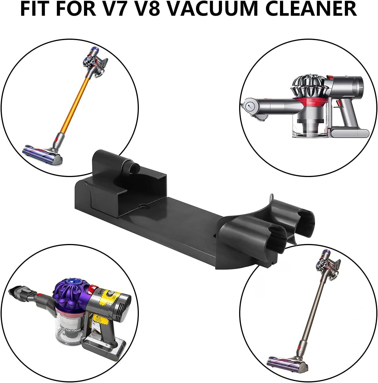 Docking Station Accessory Wall Mount Compatible with Dy.son V7 V8 Cordless Vacuum Cleaner Replaces Part # 967741-01 - Image 3