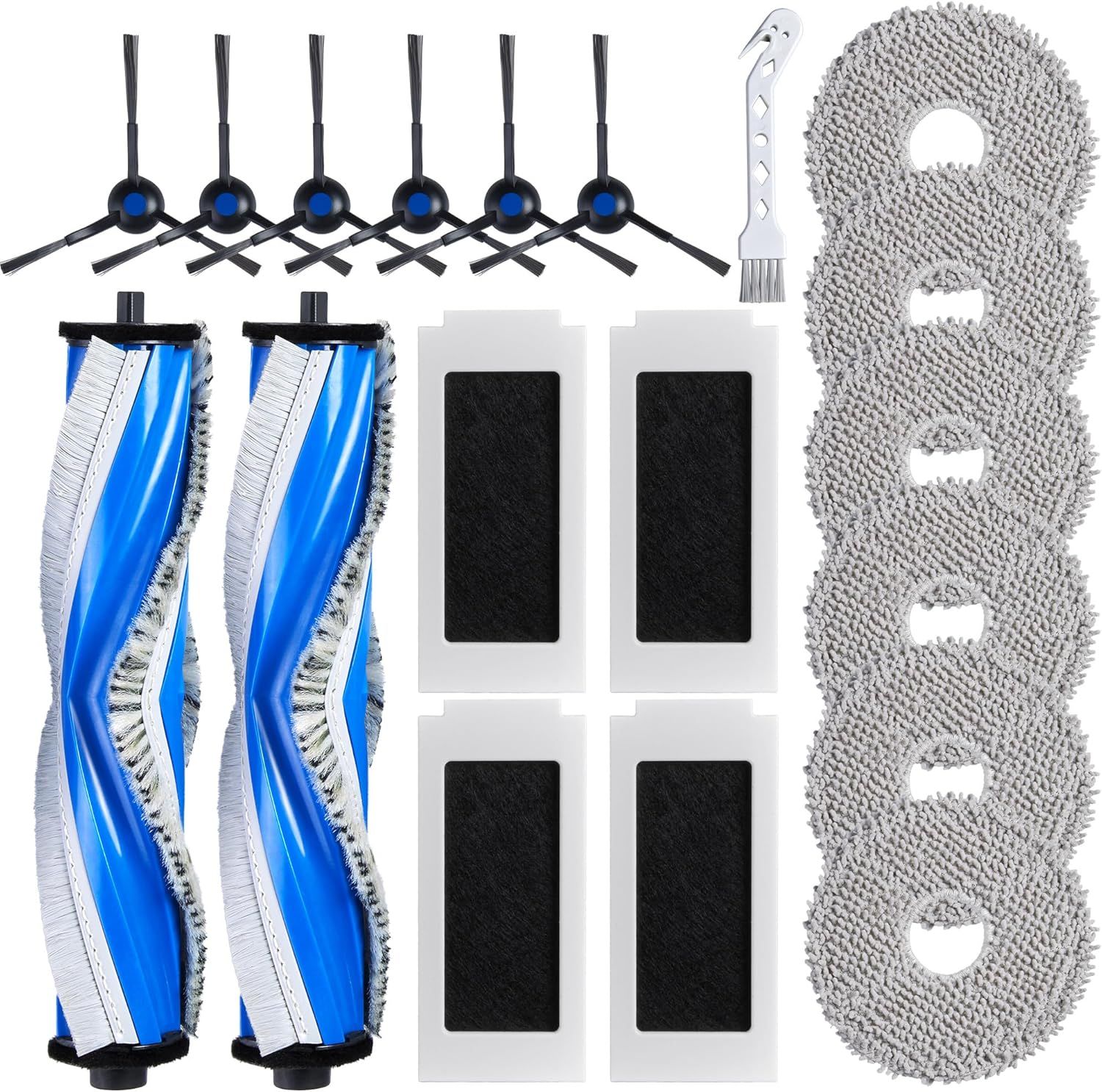 Accessories or ECOVACS DEEBOT T30S/T30S PRO/T30S AI Robot Vacuum, Quality Replacement Parts or Better Cleaning Perormance - Image 1