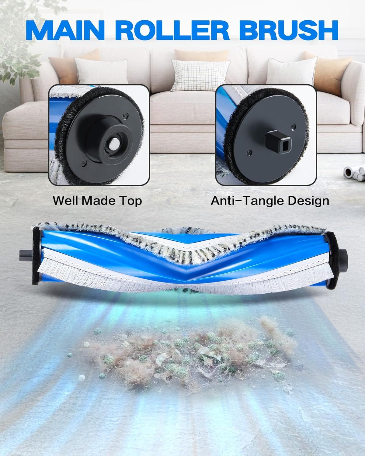 Accessories or ECOVACS DEEBOT T30S/T30S PRO/T30S AI Robot Vacuum, Quality Replacement Parts or Better Cleaning Perormance - Image 3