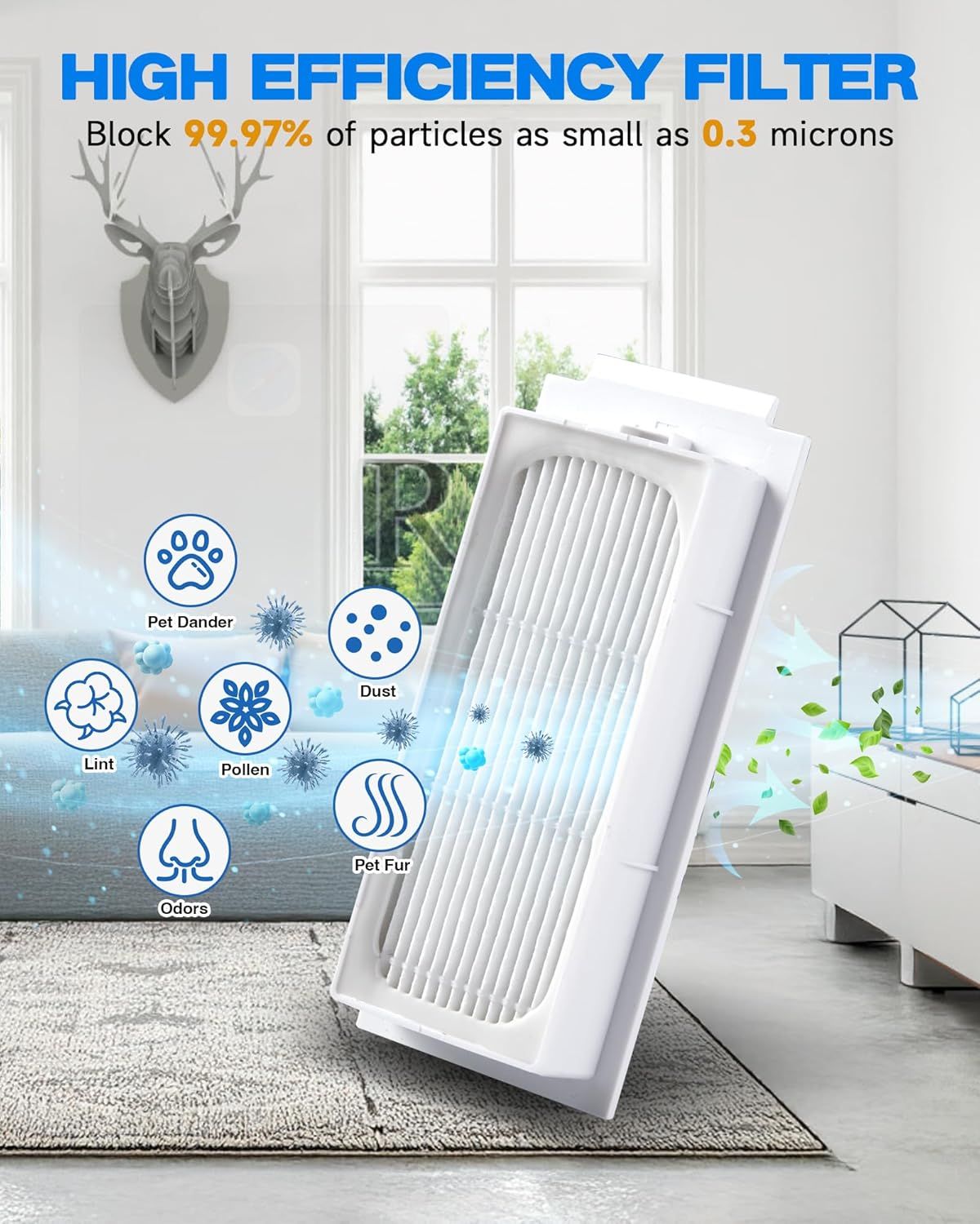 Accessories or ECOVACS DEEBOT T30S/T30S PRO/T30S AI Robot Vacuum, Quality Replacement Parts or Better Cleaning Perormance - Image 4