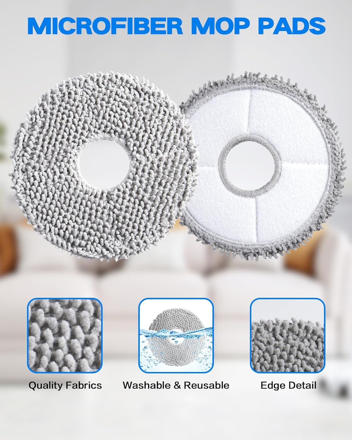 Accessories or ECOVACS DEEBOT T30S/T30S PRO/T30S AI Robot Vacuum, Quality Replacement Parts or Better Cleaning Perormance - Image 6