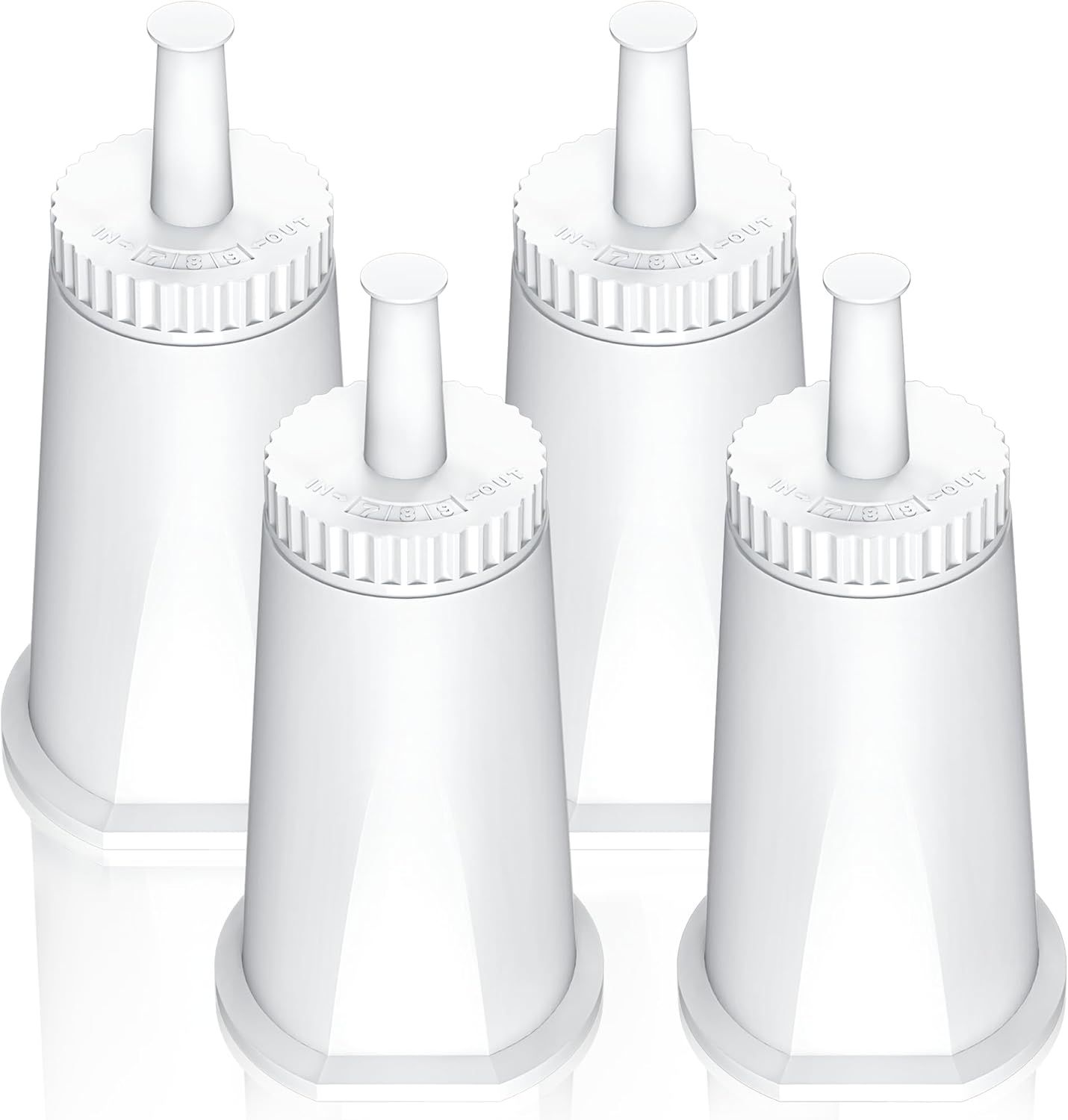 4 Pack Replacement Water ilter or Breville Espresso Machine Barista Touch Bes880, Barista Pro BES878, Oracle Touch BES990, Oracle BES980, Dual Boiler BES920 Bambino ClaroSwiss Sage by - Image 1