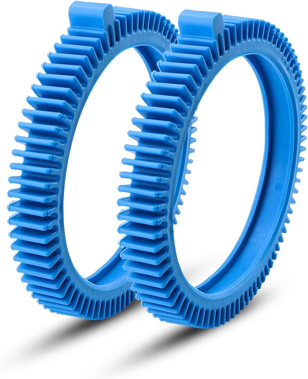 896584000-143 Blue ront Tire Kit with Super Hump Replacement or Haywood Poolvergnuegen Select Pool Cleaners and Perectly Compatible with Hayward Phoenix Cleaners (2 Pack) - Image 1