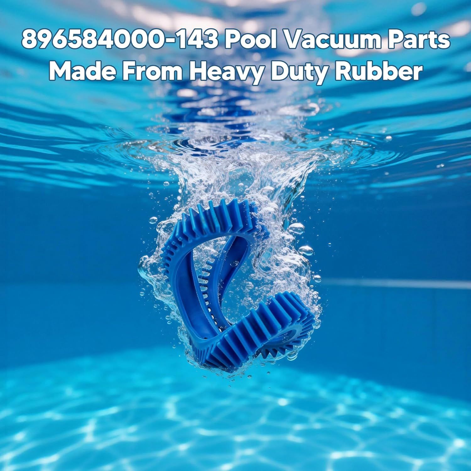 896584000-143 Blue ront Tire Kit with Super Hump Replacement or Haywood Poolvergnuegen Select Pool Cleaners and Perectly Compatible with Hayward Phoenix Cleaners (2 Pack) - Image 4