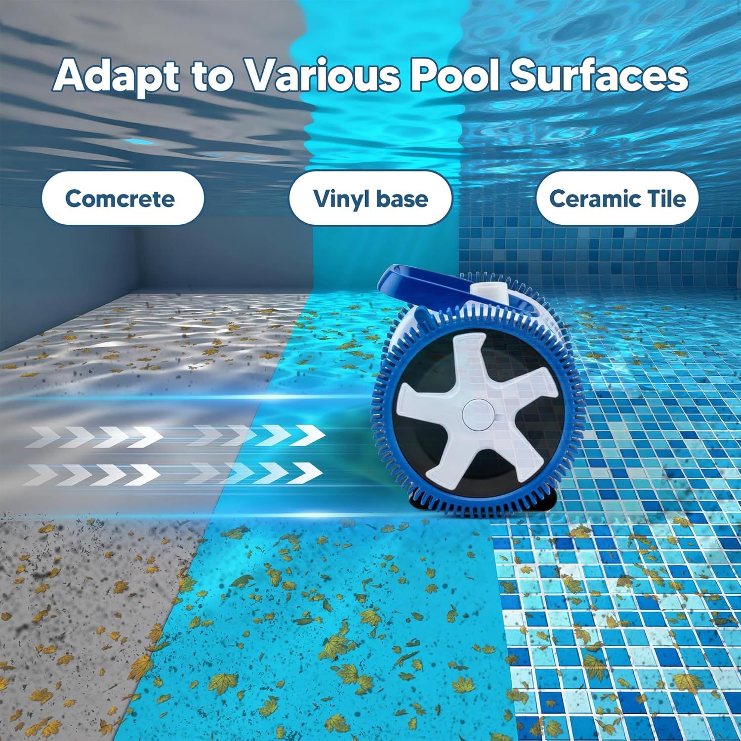 896584000-143 Blue ront Tire Kit with Super Hump Replacement or Haywood Poolvergnuegen Select Pool Cleaners and Perectly Compatible with Hayward Phoenix Cleaners (2 Pack) - Image 7