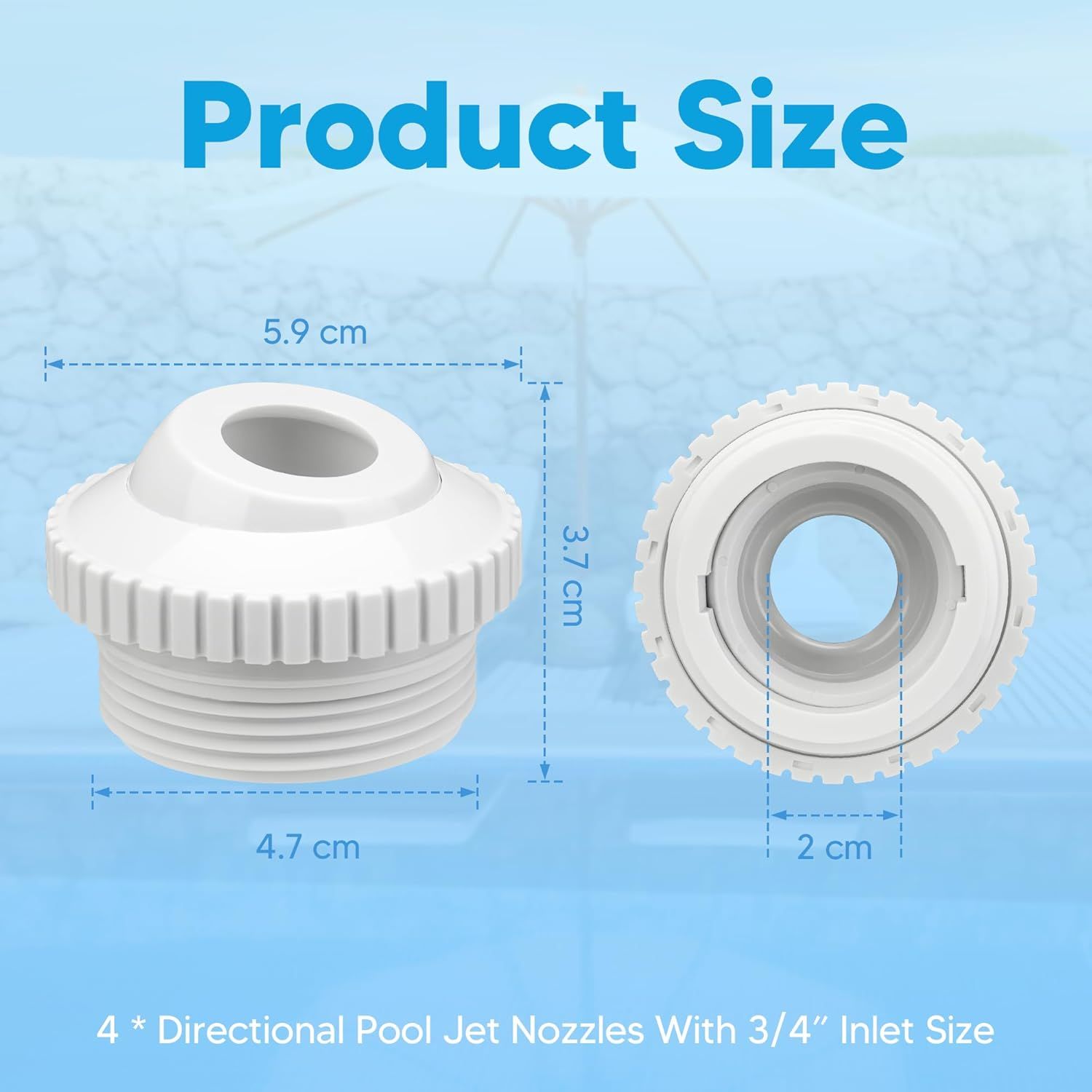 Pool Jet Nozzles 3/4