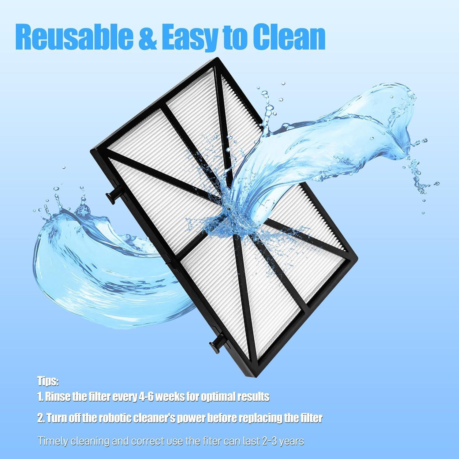 Ultra ine Cartridge ilter Replacement or Dolphin Nautilus CC Plus, M200 / M400 / M500 Robotic Pool Cleaner Parts, Replaces Part # 9991432-R4, 4 Pack - Image 2