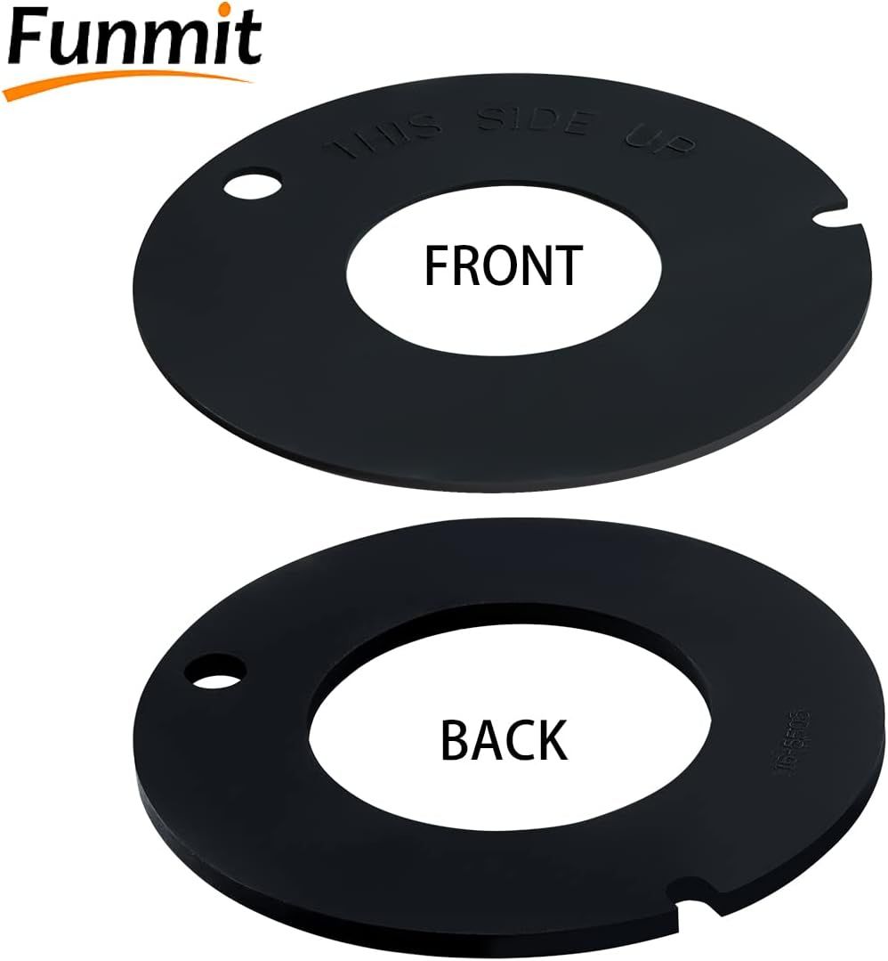 2 Pcs 385311462 & 385316140 RV Toilet Seal Kit Replacement or 510/506+, 510+/1006, 1008/EcoVac, 511H, 548+, 146-149, 2010 or RV Camper Marine Toilet Trailer | Prevent Leakage - Image 2