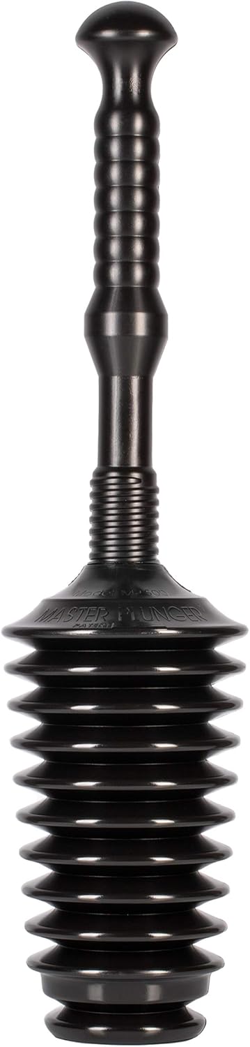 Master Plunger MP500-3TB Heavy Duty Bathroom Toilet Plunger Kit with Tall Bucket. Equipped with Air Release Valve, Black - Image 6