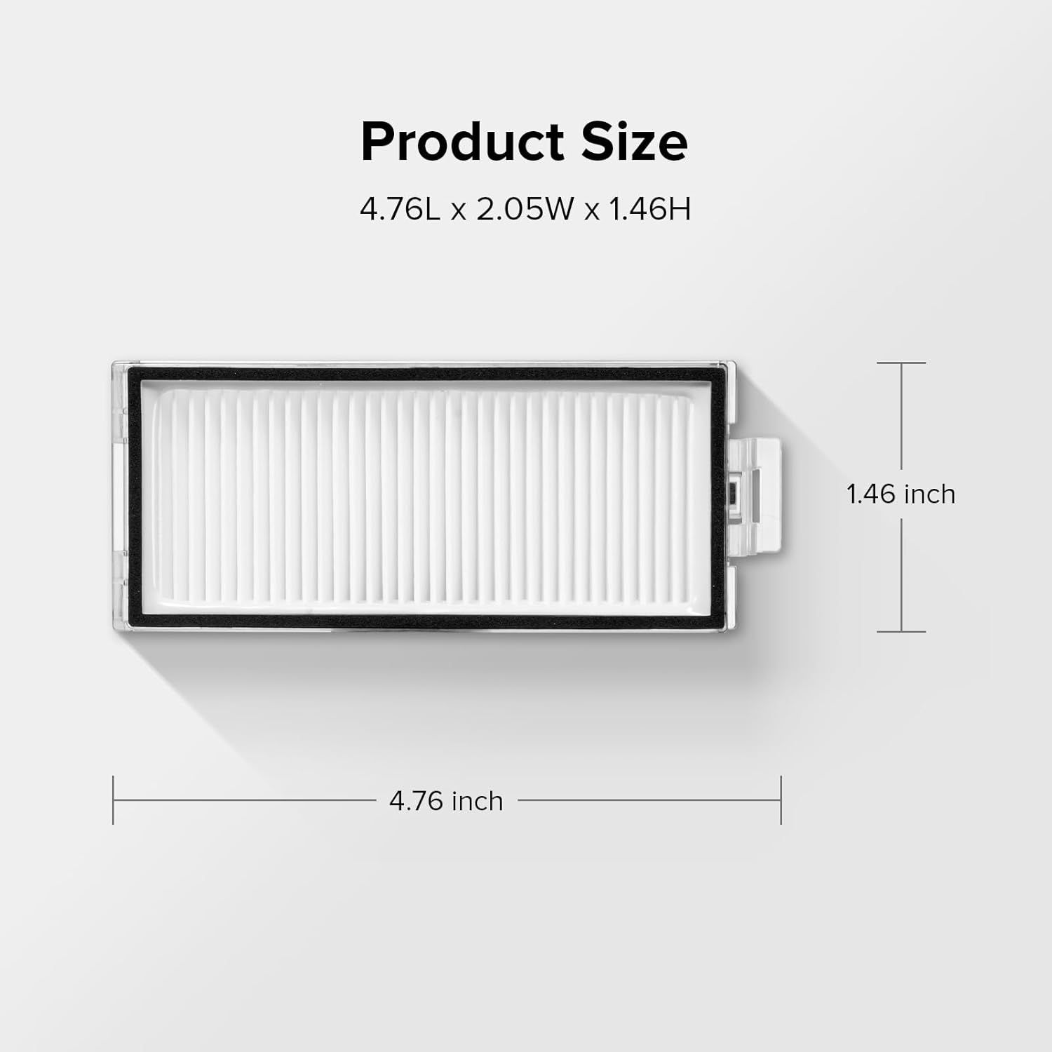 Washable ilter or  Q7 Max, Q7 Max+, Q8 Max, Q8 Max+, Q5 Pro, Q5 Pro+, Q5 Max+, Q5 DuoRoller+ Robot Vacuum Cleaners (2Pcs), Replacement Washable ilter or Robotic Vacuum - Image 2