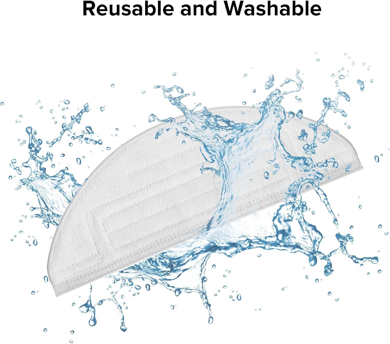 Mop Cloth or S8+ & S8 & S7 MaxV Robot Vacuum (2 Pcs) - Image 4