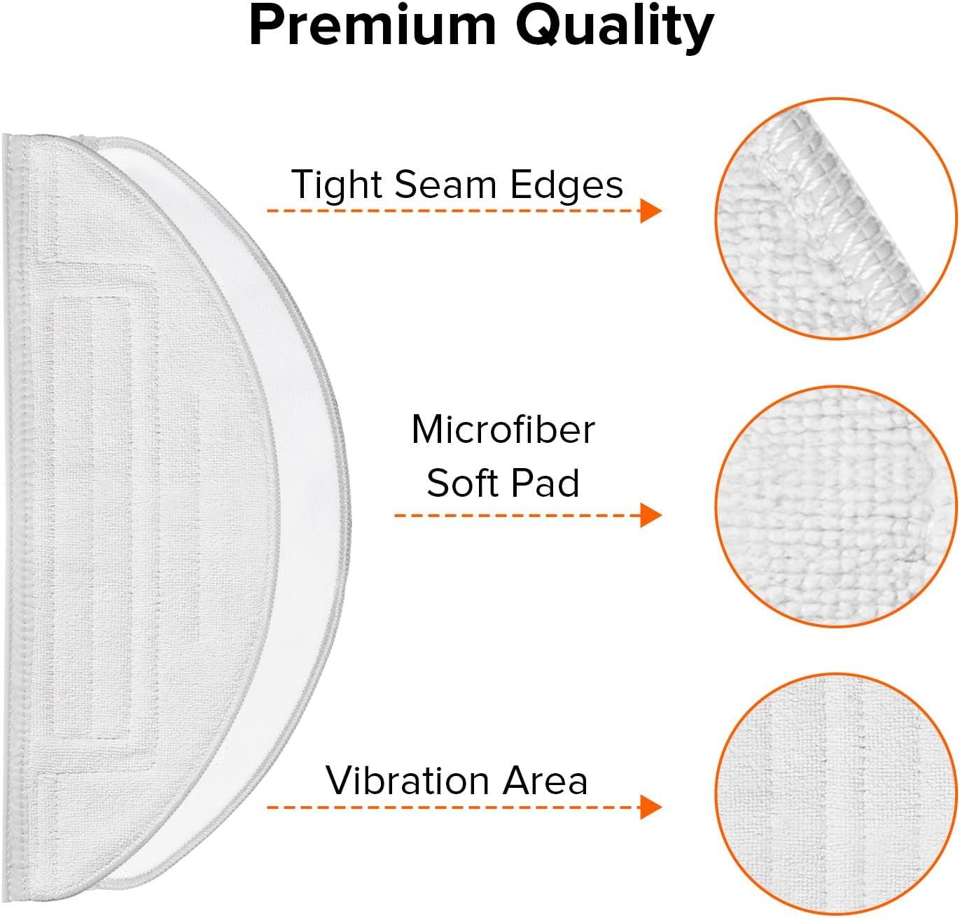 Mop Cloth or S8+ & S8 & S7 MaxV Robot Vacuum (2 Pcs) - Image 6