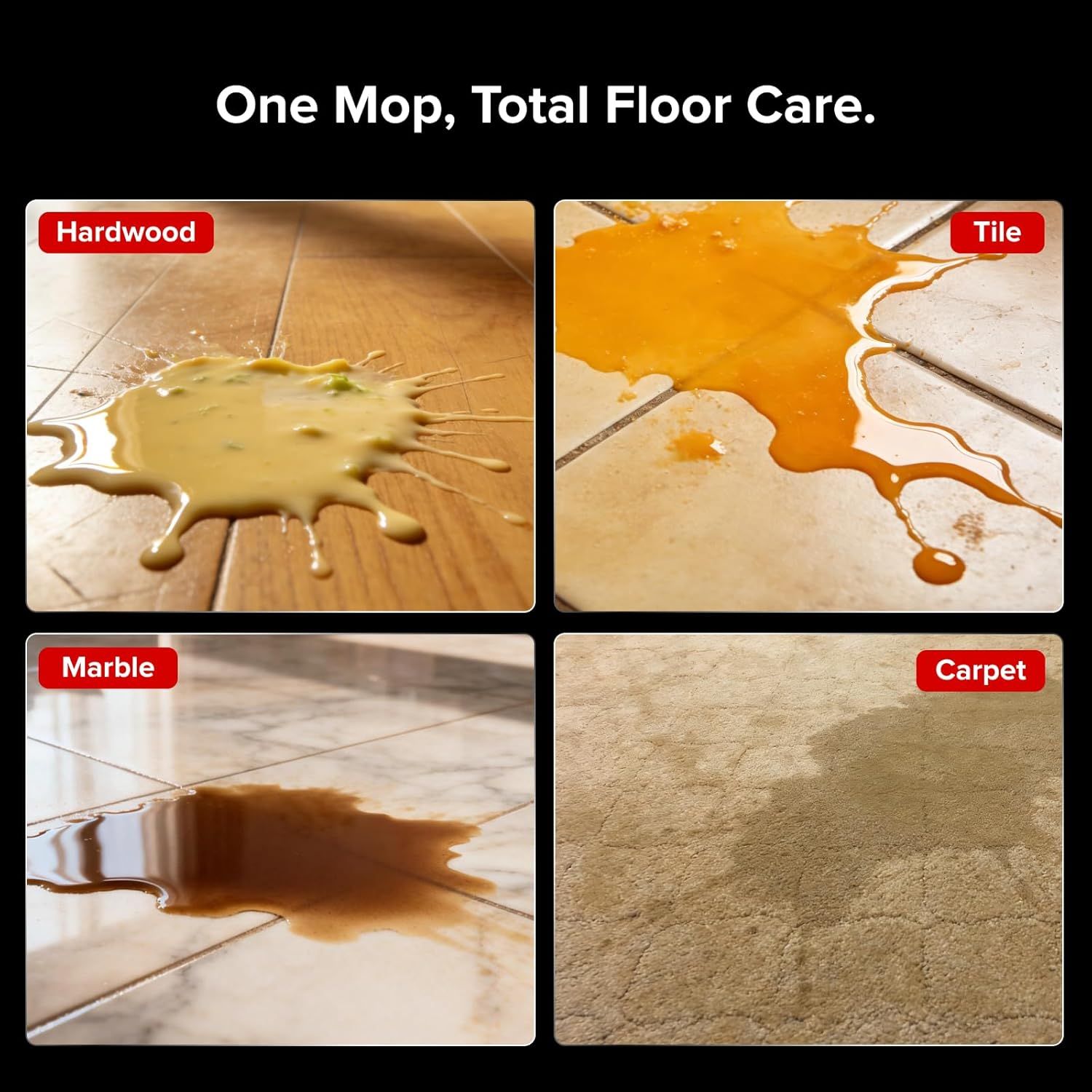 Rotating Mop Cloths or Saros 20 (4-Pack), 200 RPM Scrubbing, 30-Level Water Adjustment, Compatible with 212℉ Auto Wash & 131° Drying, Reusable Mop Pads or Hardwood Tile Marble Carpet - Image 6