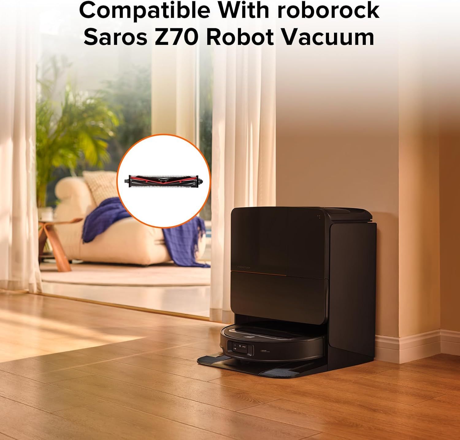 Main Brush Replacement Saros Z70 Robot Vacuum Cleaner - Image 2