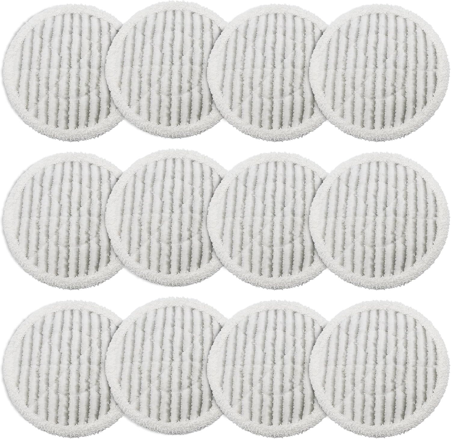 12 Pack S8201 Replacement Steam Mop Pads or Shark S7001 S8001 S7201 S7000AMZ S7000 S7005 S7020 S7001C S7000C Steam Mop, Steam & Scrub All-in-One Scrubbing Mop Pads, or Model XKITP7000 - Image 1