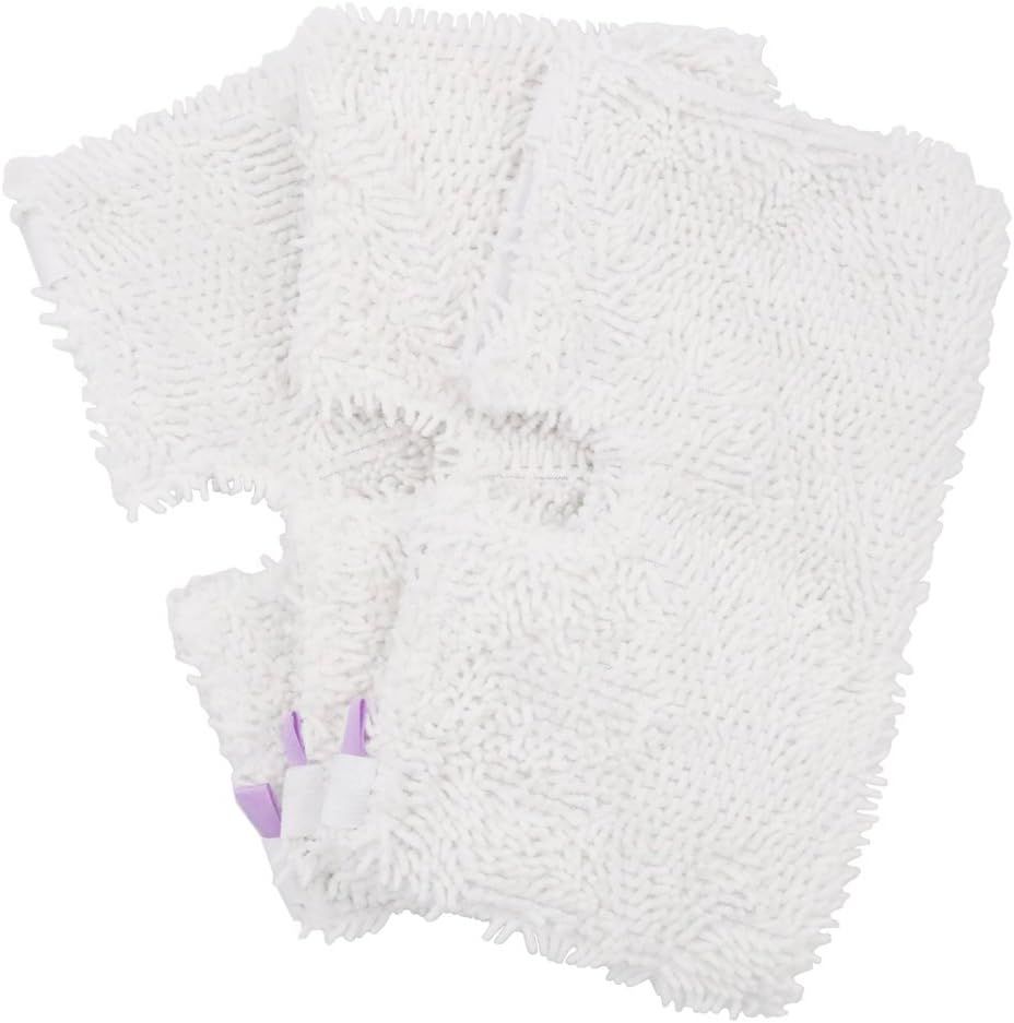 3Pcs Steam Mop Pads, Washable Microiber Cleaning Steamer Replacement Pads or Shark Steam Mop S3501 S3601 S2902 S3901 S3550 S3601D S3801 S3801CO SE450 S2901 - Image 1