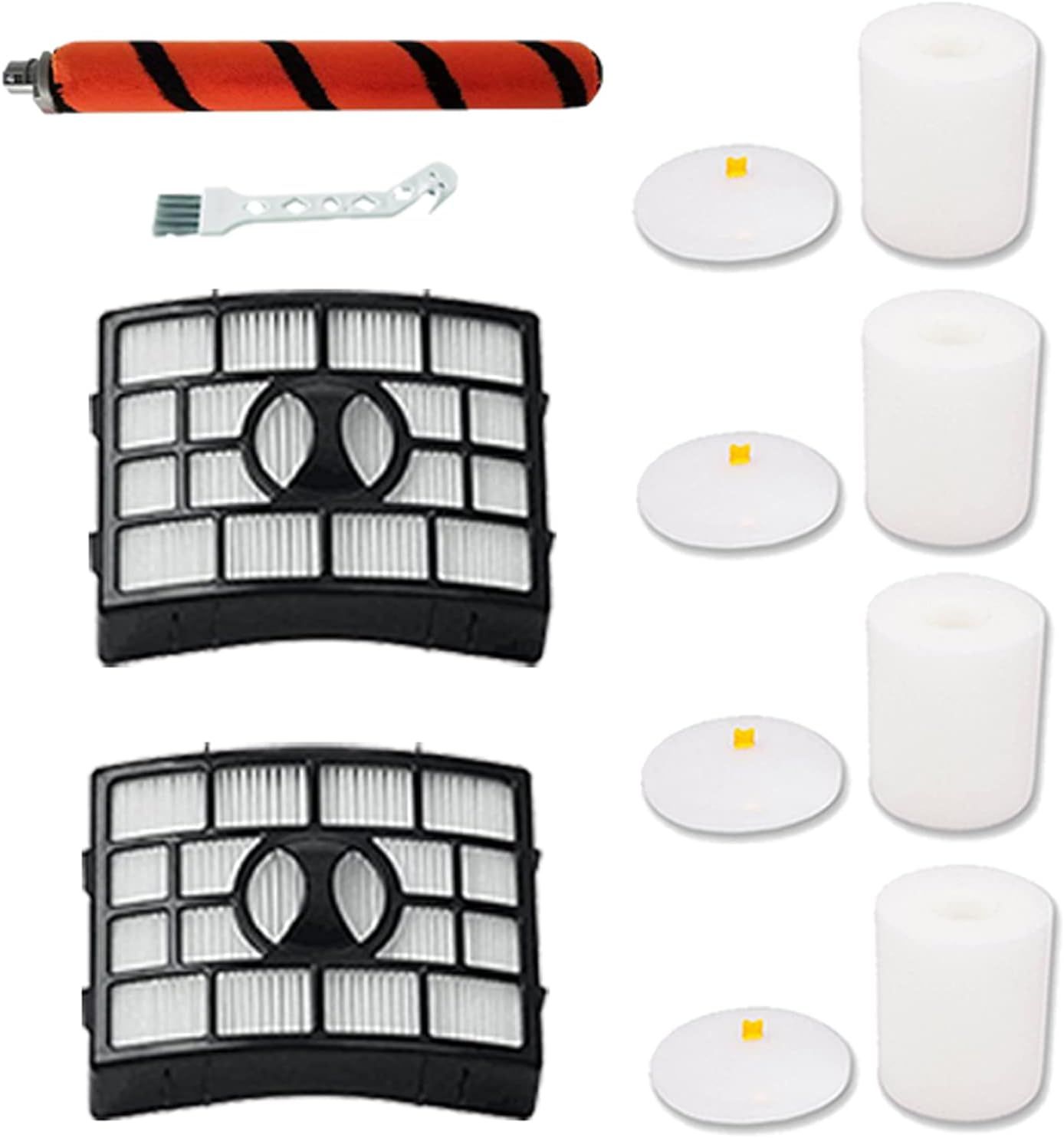 Replacement Brush Roll ilters Compatible with Shark Apex DuoClean AZ1000 AZ1002 AZ1003BRN AX950 AX951 AX952 NV830 NV831 NV835 ZU881 ZU885 Vacuum,Part # 1173T950,X650 and XH650 - Image 1
