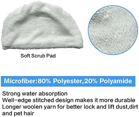 10PK  Replacement Pads Compatible with Bissell Powerresh Steam Mop 1940 1440 1806 1544 2075 2685 Series 19401 19404 19409 1940A 1940 1940N 1940T 1940Q 1940W B0006 15441 15443 2181 2814 - Image 4
