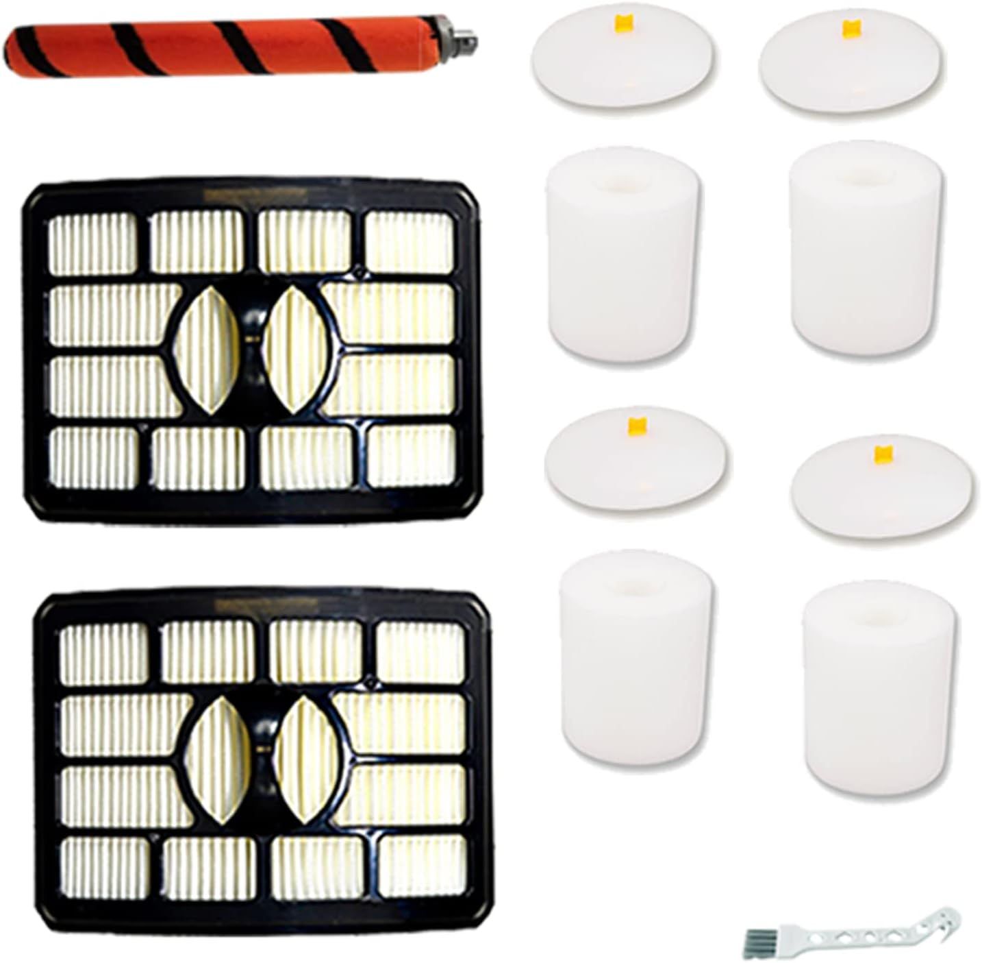 Hepa oam & elt ilter Brushroll Replacement Kit or Shark Rotator Proessional Lit-away DuoClean Vacuum ZU780 ZU782 ZU785, Replaces Part # 1395C831 & X500 & Xh500 - Image 6