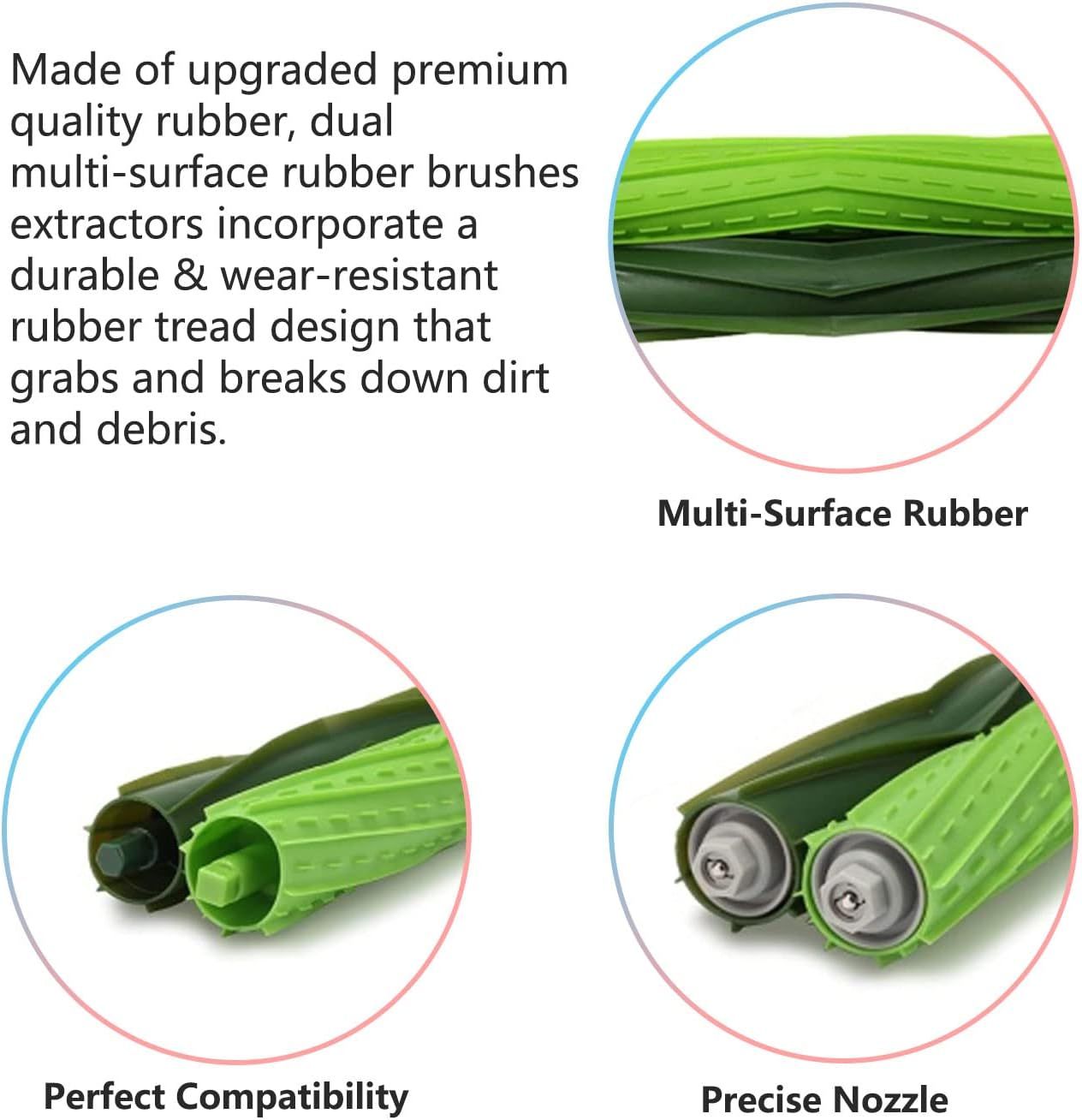 Replacement Parts Main Brushes HEPA ilters & Side Brushes Compatible with iRobot Roomba J7+ Combo, Combo J9+,Combo 10 MAX Vacuum Accessories - Image 3