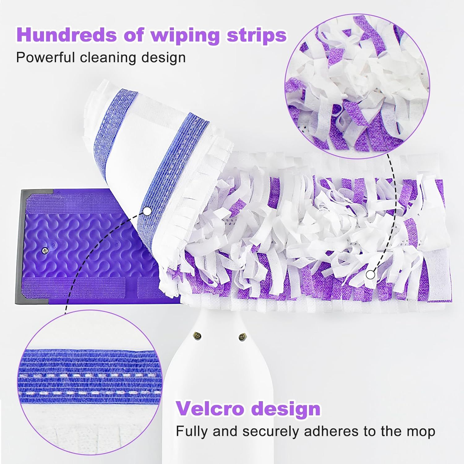 30 Pack Valuable Disposable Mopping Pad Reills Compatible with Swier PowerMop, Power Mop Reill Pads Replacements or Swier Power Mop Spray Mop Dry&Wet Pads Reills or Multi-Surace loor Clean - Image 2