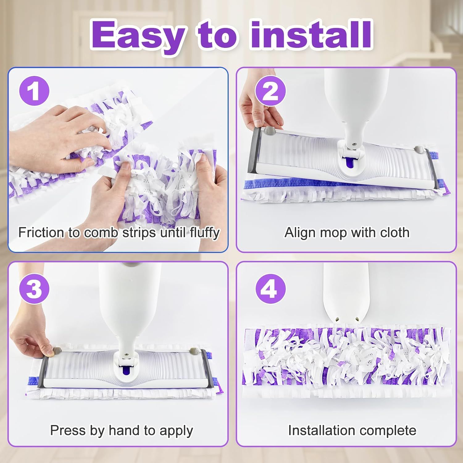 30 Pack Valuable Disposable Mopping Pad Reills Compatible with Swier PowerMop, Power Mop Reill Pads Replacements or Swier Power Mop Spray Mop Dry&Wet Pads Reills or Multi-Surace loor Clean - Image 3