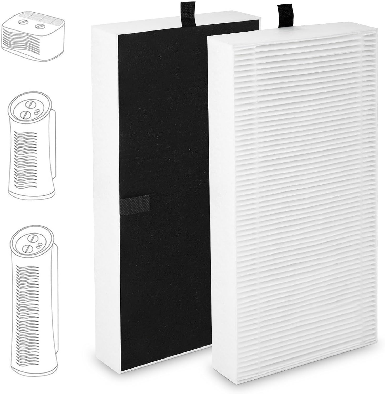 True HEPA ilter Replacement Compatible with ebreze R102B and Honeywell ilter U, HHT270, HHT290 Series Air Puriier - Image 1