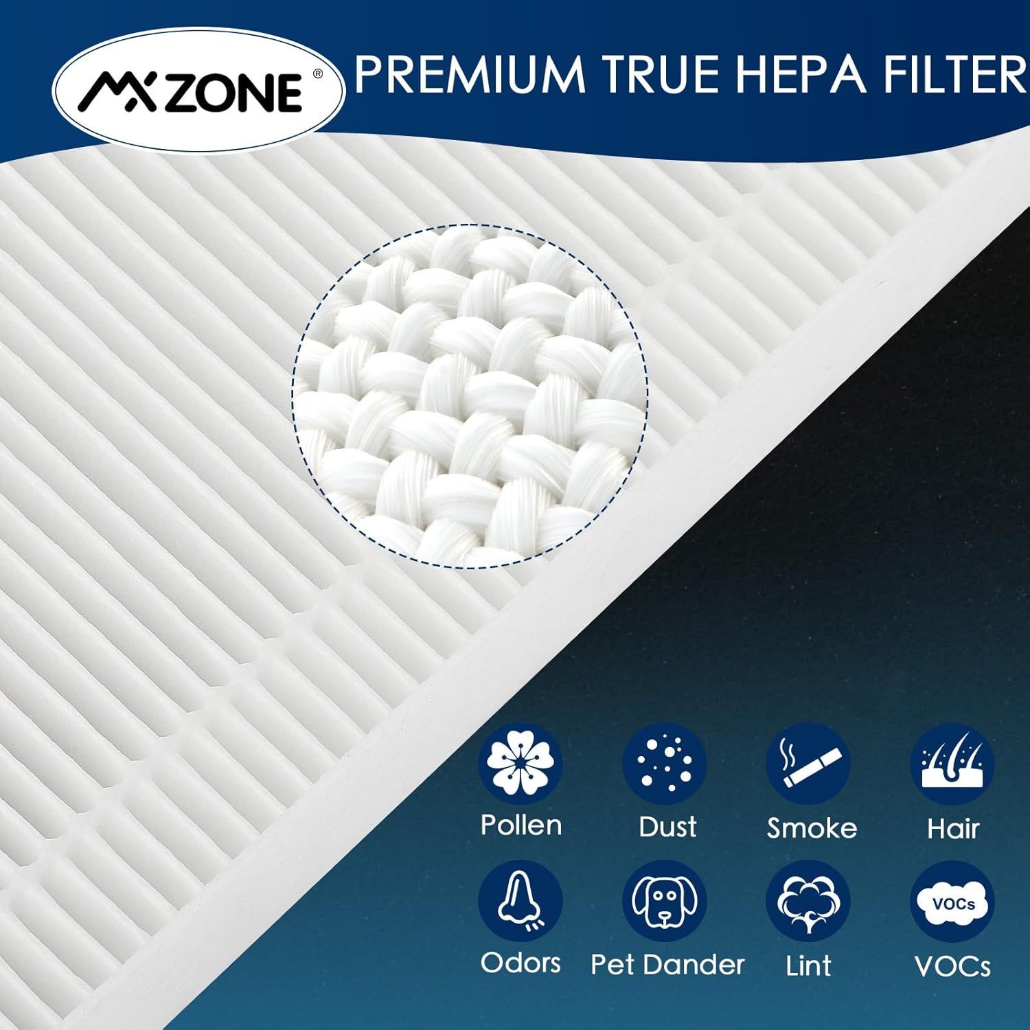 True HEPA ilter Replacement Compatible with ebreze R102B and Honeywell ilter U, HHT270, HHT290 Series Air Puriier - Image 4