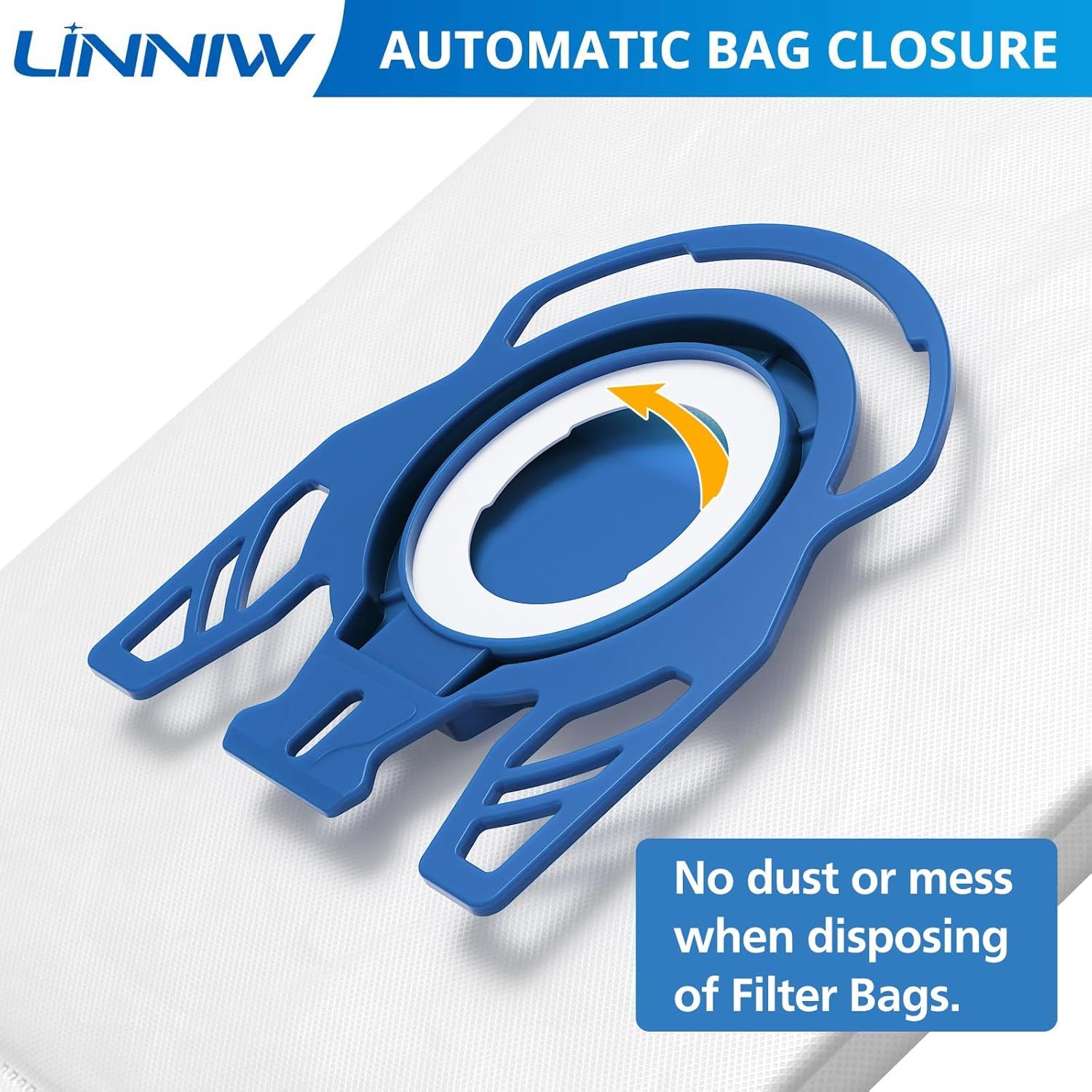 20 Pack 3D Airclean GN Vacuum Bags Compatible with Miele Classic C1, Complete C1, Complete C2, Complete C3, S227 S240, S270, S400, S2, S5, S8 Series Canister Vacuum Cleaner - Image 8