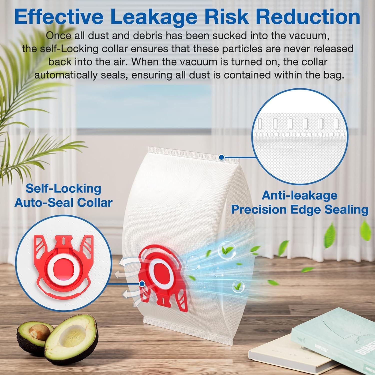 20 Pack 3D Airclean JM Vacuum Cleaner Bags Compatible with Miele JM Vacuum Cleaner, Compact C1, Compact C2, Complete C1, S241, S290, S300i, S500, S700, S4, S6 Series, Replaces Part 10123220 - Image 6