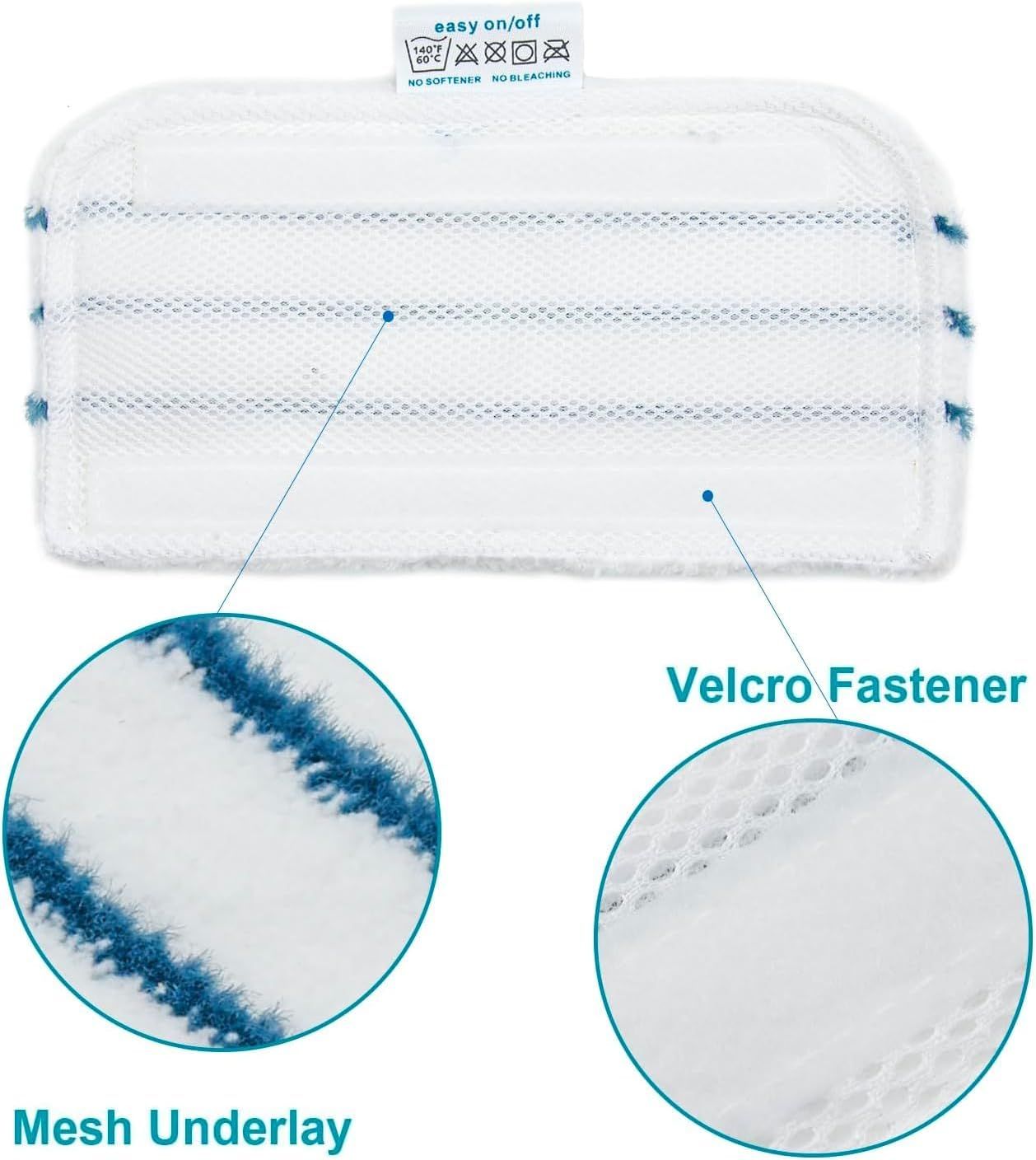 8 Pack SMP20 Washable Steam Mop Pads Compatible with Black+Decker Steam Mop SM1600, SM1610, SM1620, HSM13E1, HSMC1300X, HSMC1321, HSMC1361SG - Image 3