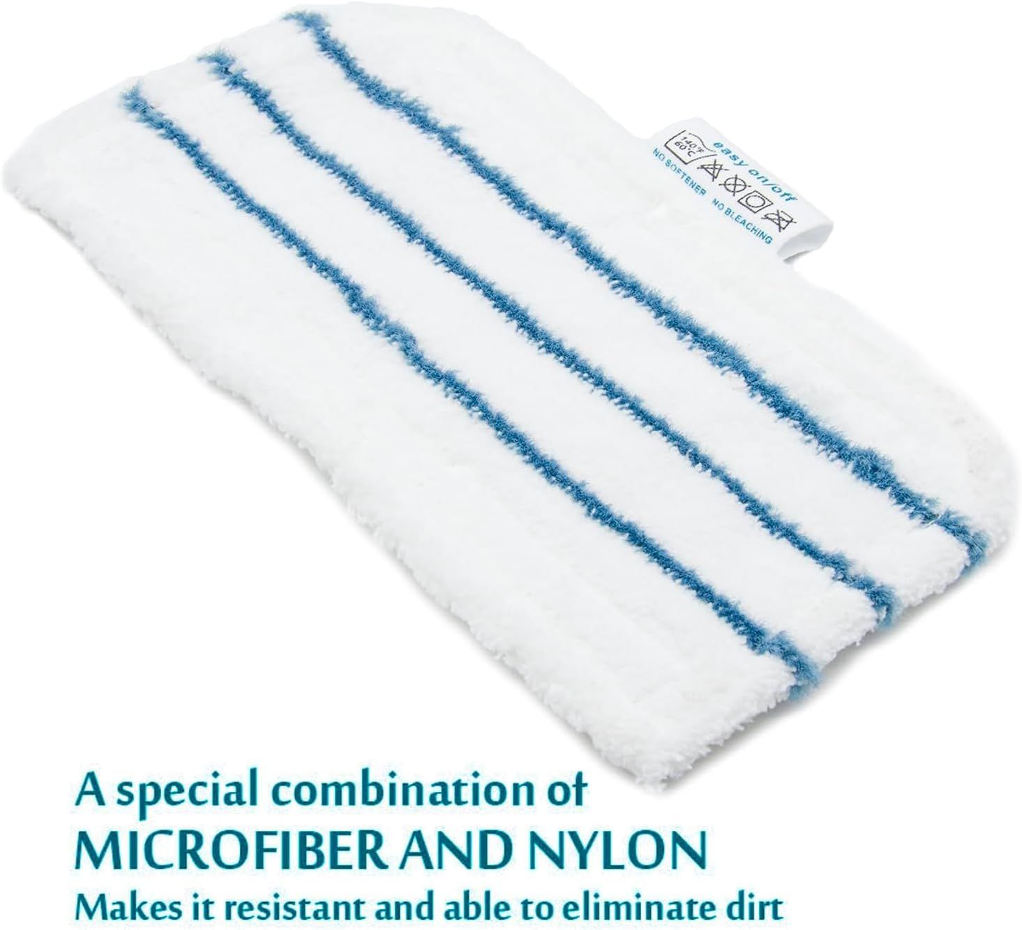 8 Pack SMP20 Washable Steam Mop Pads Compatible with Black+Decker Steam Mop SM1600, SM1610, SM1620, HSM13E1, HSMC1300X, HSMC1321, HSMC1361SG - Image 4