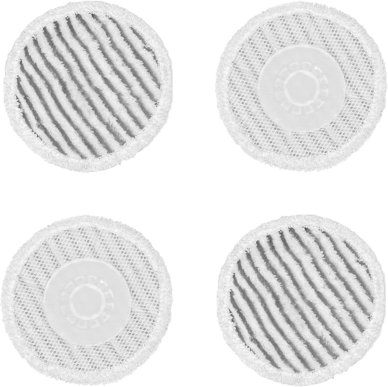 S8201 Pads Replacement Steam Mop Pads or Shark S8201 S7001 S8001 S7201 S7000AMZ S7000 S7005 S7020 S7001C Series Steam & Scrub All-in-One Scrubbing Mop, 4 Pack - Image 1