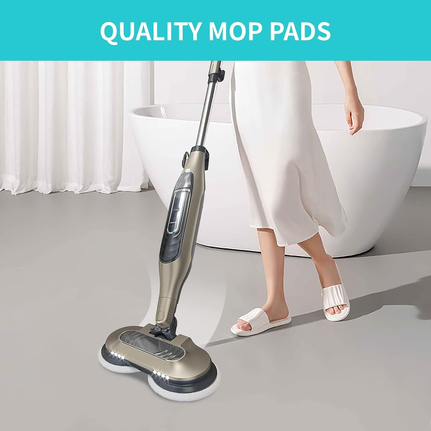 S8201 Pads Replacement Steam Mop Pads or Shark S8201 S7001 S8001 S7201 S7000AMZ S7000 S7005 S7020 S7001C Series Steam & Scrub All-in-One Scrubbing Mop, 4 Pack - Image 2