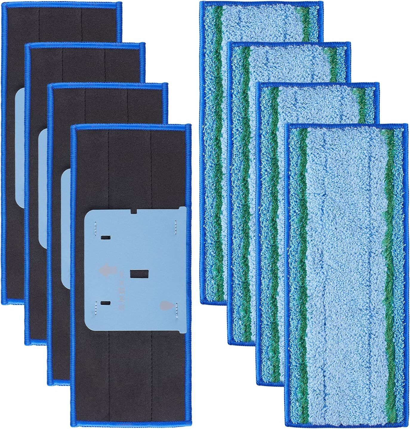 8 Pack Mop Pad or iRobot Braava Jet M6 Ultimate Robot Mop, Upgraded M6 Wet Mopping Pad, Washable Microiber Replacement Cleaning Pad - Image 1