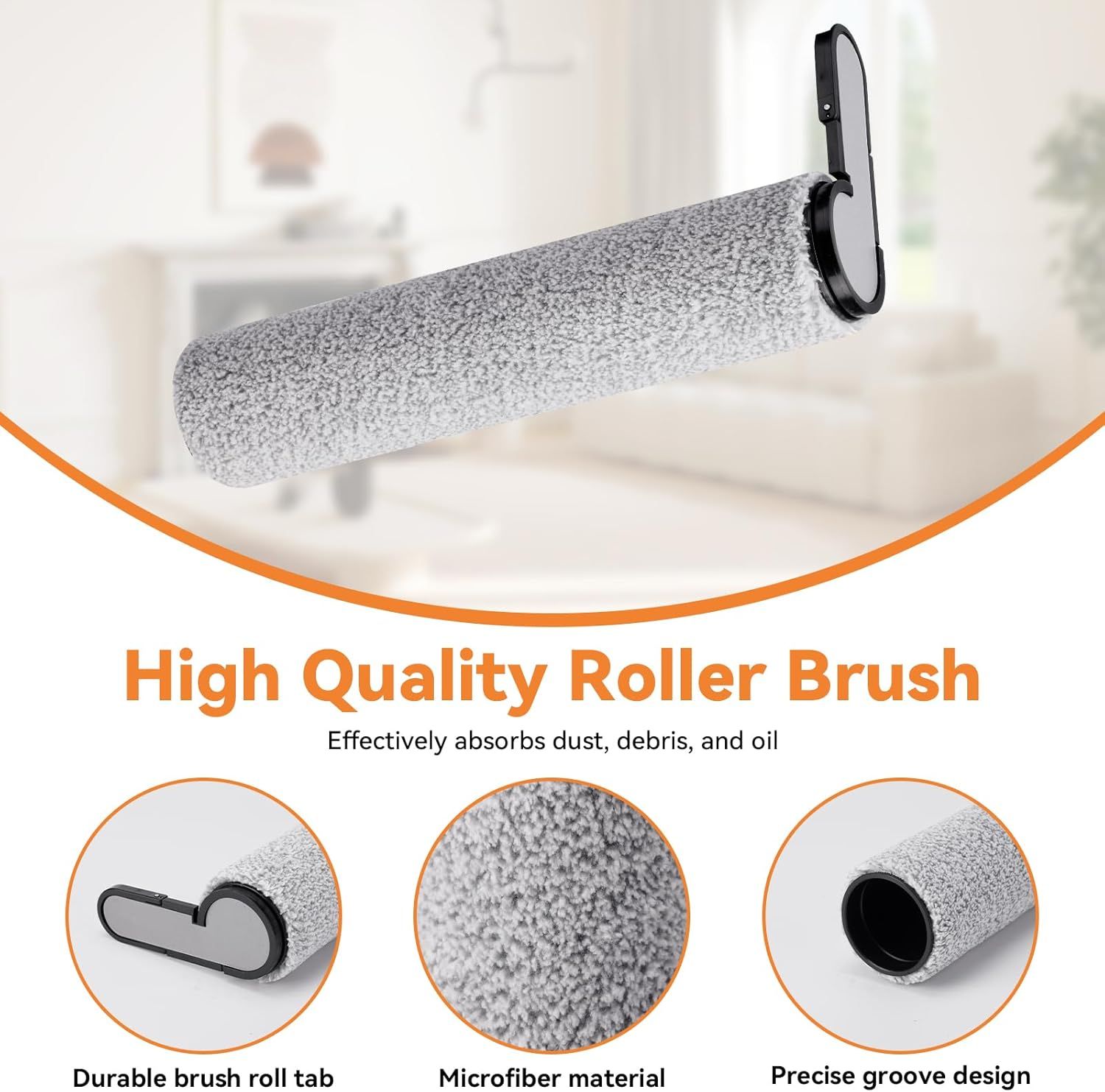 6 Pack 25 Roller Brushes and HEPA ilters Replacement Parts, Compatible with  25/25 ACE/25 ALT/25 LT/25 RT/25 GT/25 BX/25 Combo/25 ACE Combo Cordless Wet Dry Vacuum Cleaner - Image 4