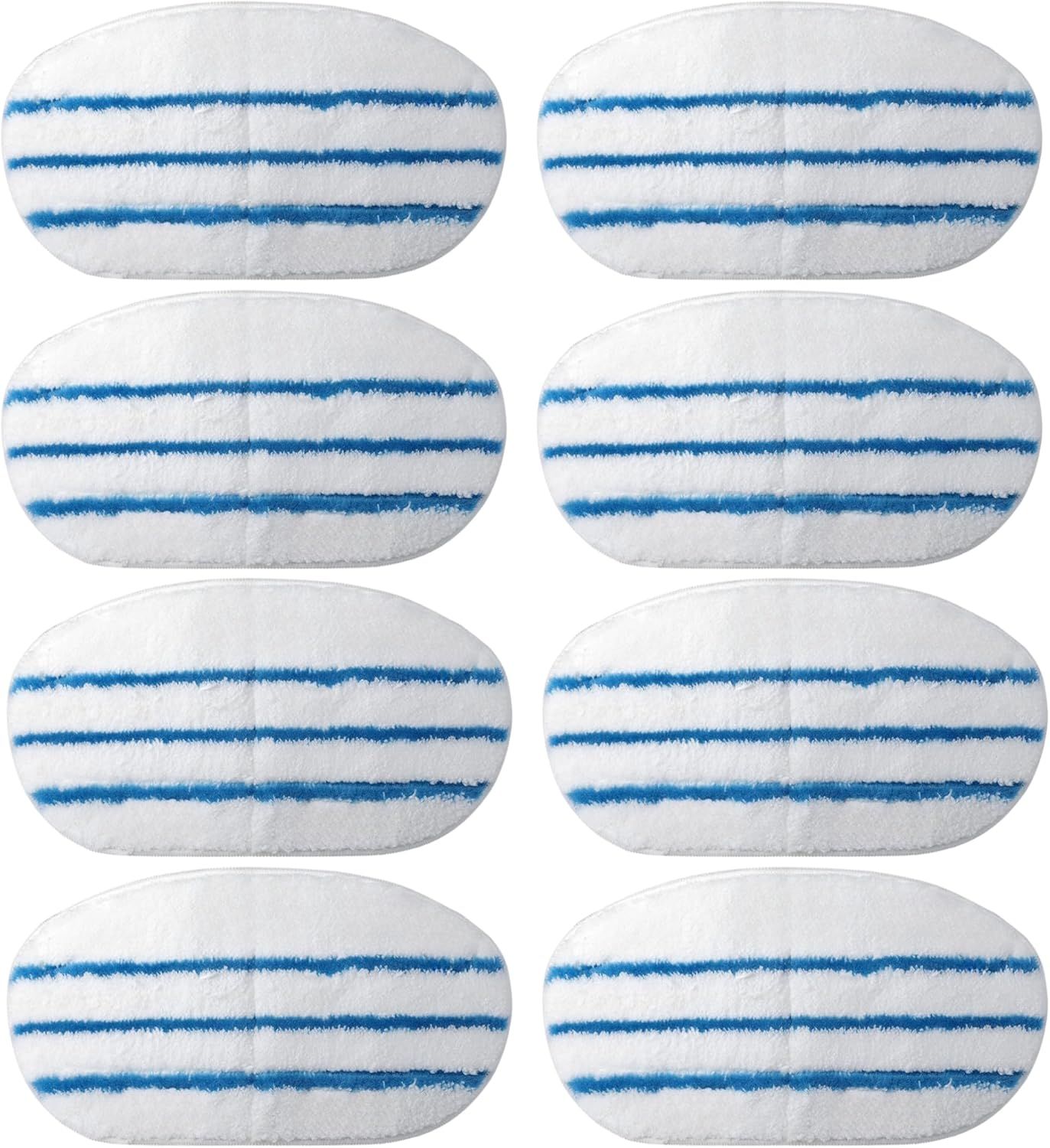 8 Pack Steam Mop Pads or PurSteam ThermaPro 10-in-1 Steam Mop Washable Reusable Pads by - Image 1