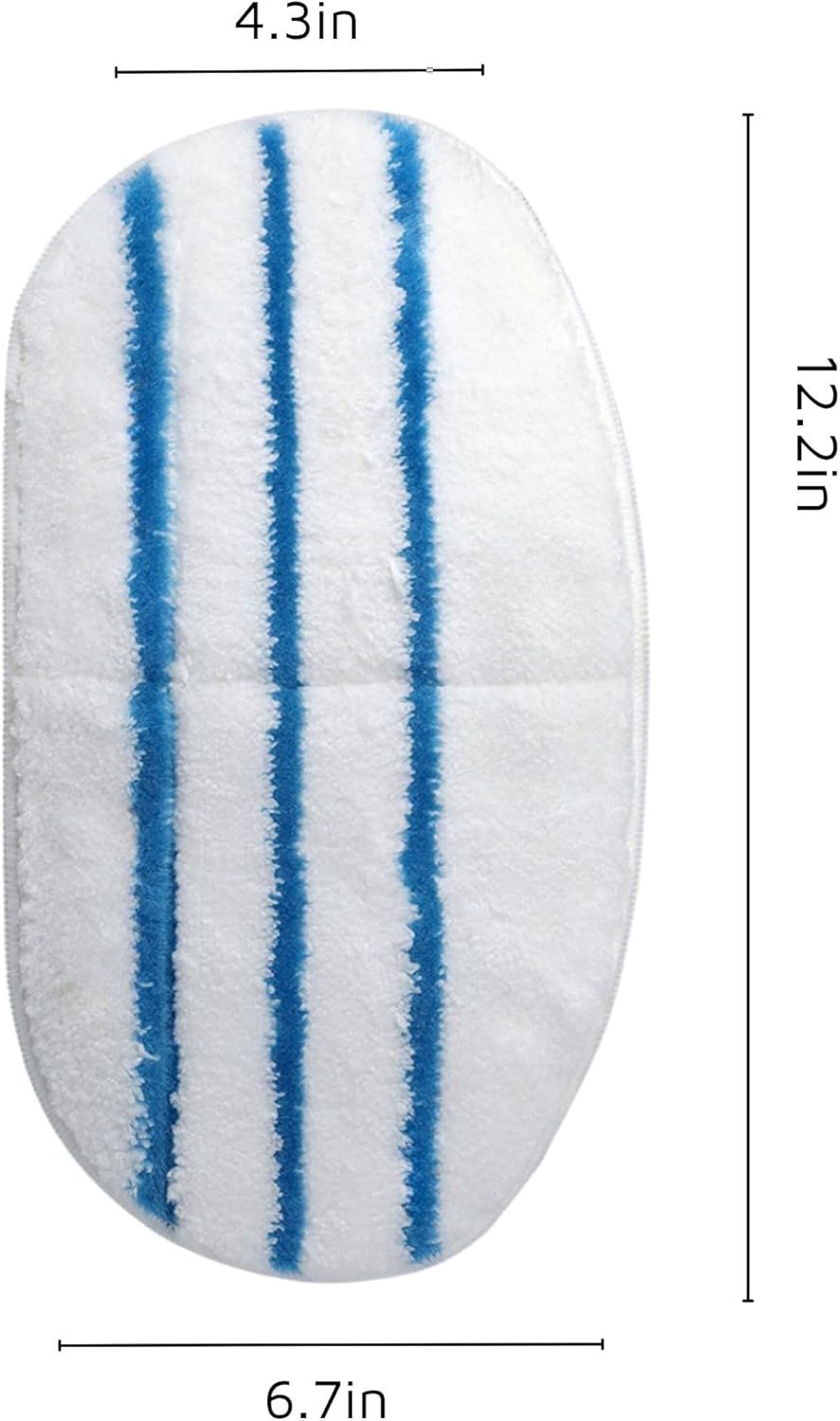 8 Pack Steam Mop Pads or PurSteam ThermaPro 10-in-1 Steam Mop Washable Reusable Pads by - Image 2