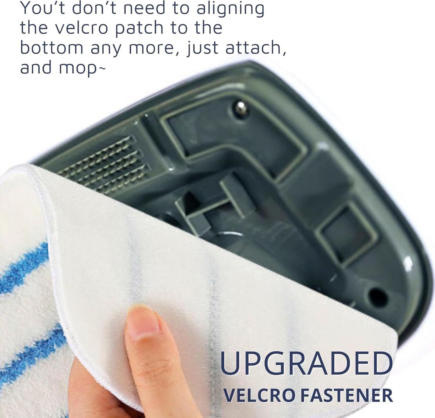 8 Pack Steam Mop Pads or PurSteam ThermaPro 10-in-1 Steam Mop Washable Reusable Pads by - Image 5