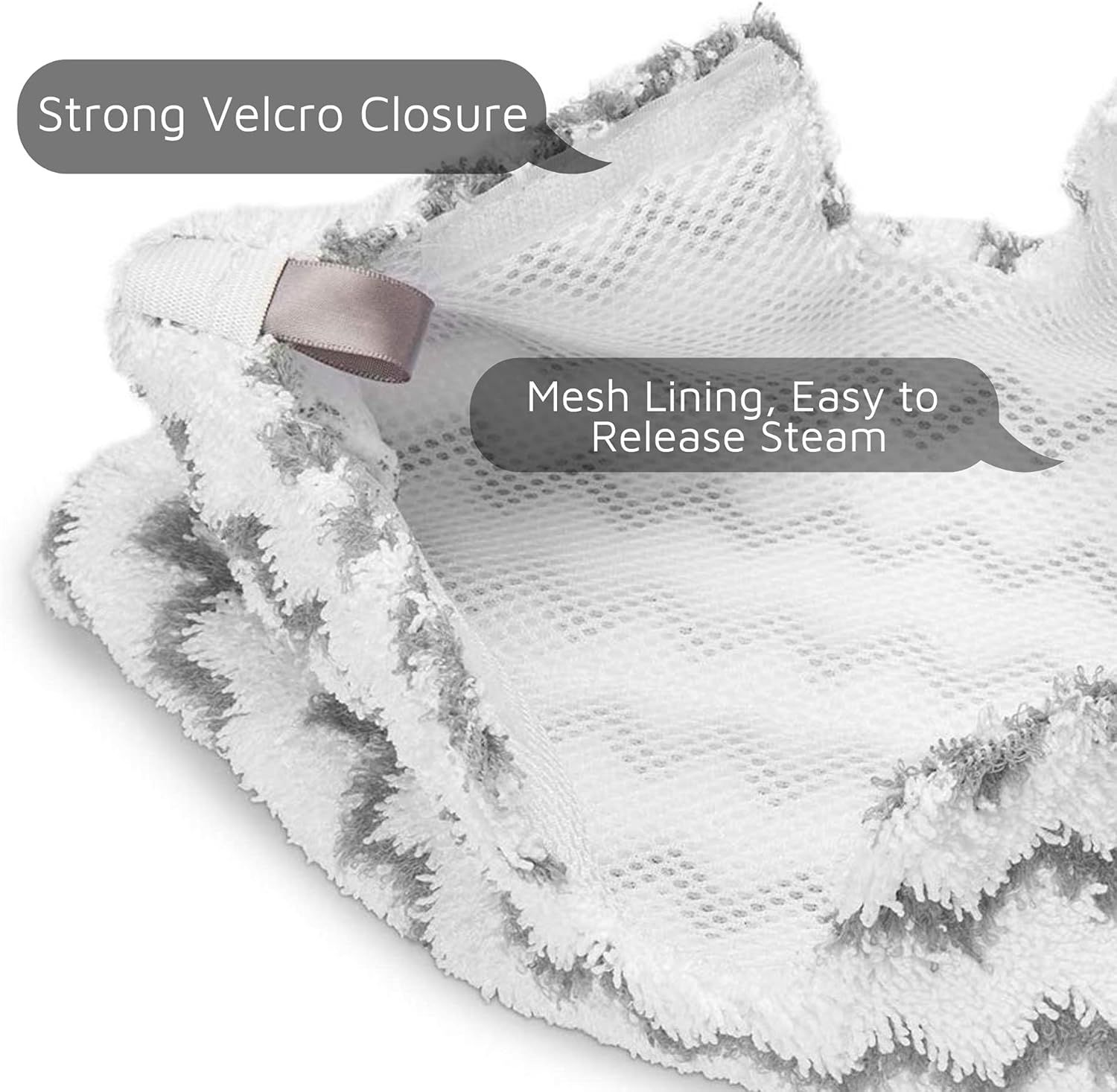 6 Pack Steam Mop Pad or Shark Steam Pocket Mops S3500 Series S3501 S3601 S3550 S3901 S3801 SE450 S3801CO S3601D (2 Sot mop pad+4 scrubby mop pad) - Image 5