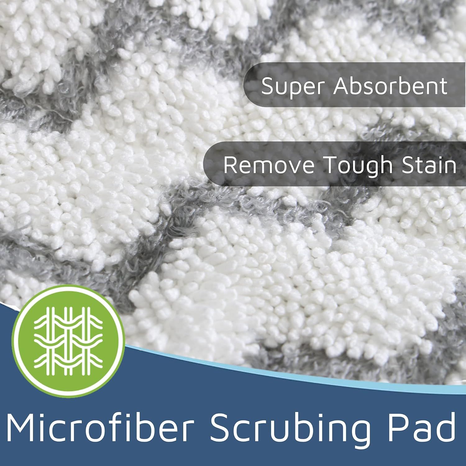 6 Pack Steam Mop Pad or Shark Steam Pocket Mops S3500 Series S3501 S3601 S3550 S3901 S3801 SE450 S3801CO S3601D (2 Sot mop pad+4 scrubby mop pad) - Image 6
