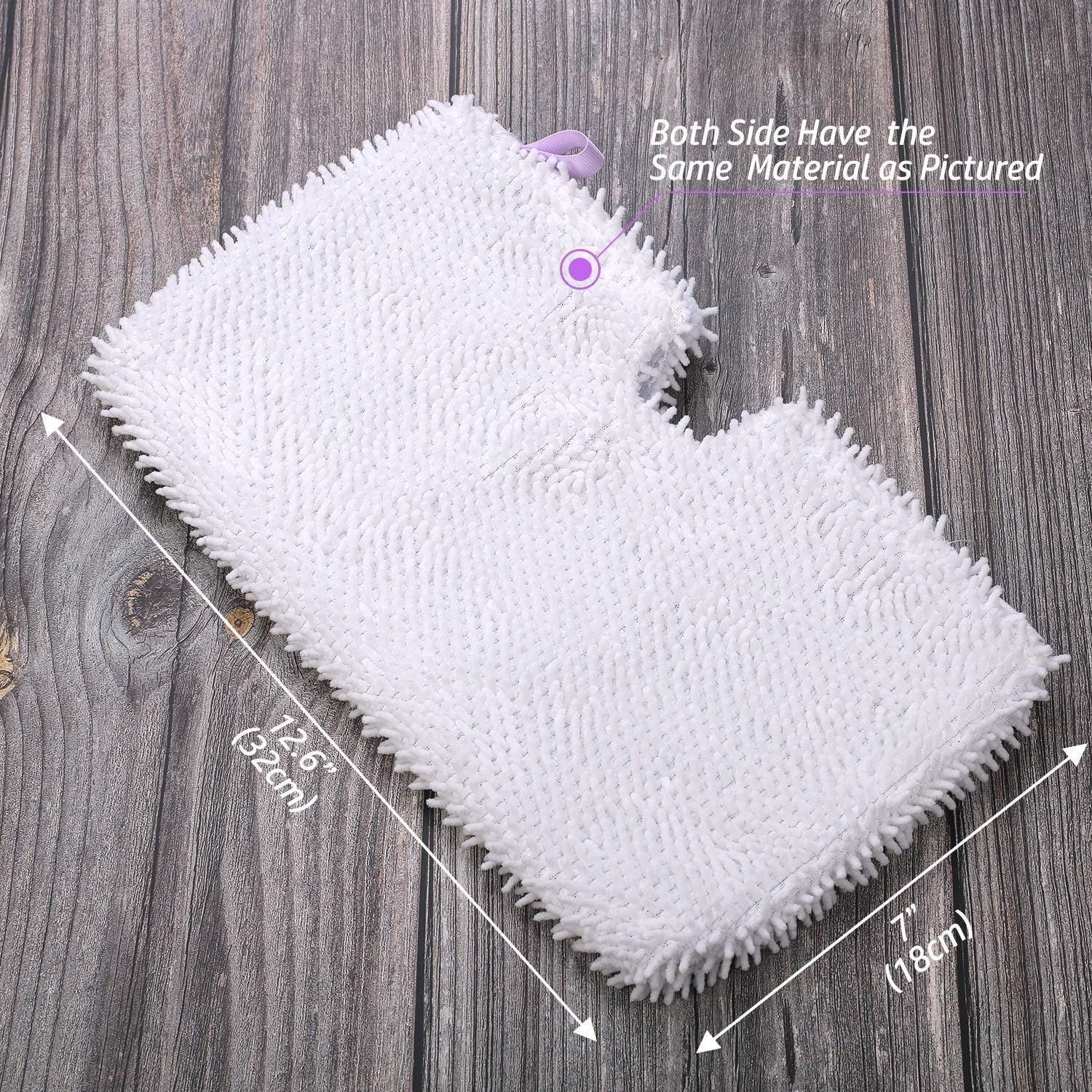 4 Pack + 2 Pack Replacement Microiber Mop Pad or Shark Steam Pocket Mops S3500 Series S3501 S3601 S3550 S3901 S3801 SE450 S3801CO S3601D (4 sot mop pad+2 scrubby mop pad) - Image 2